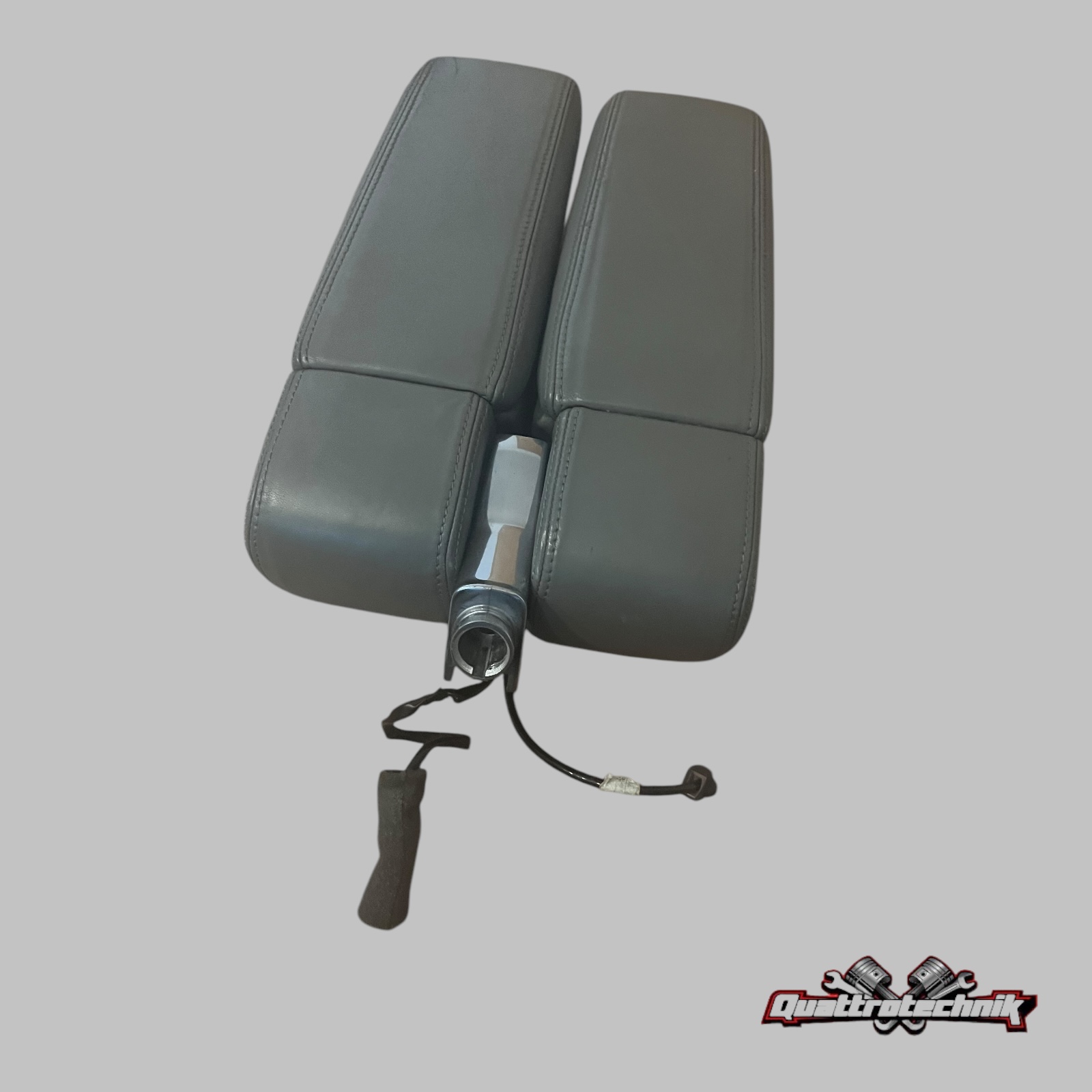 Mittelarmlehne Armlehne Leder Hellgrau Platin Audi A8 S8 W12 D2 FL VFL 94-02