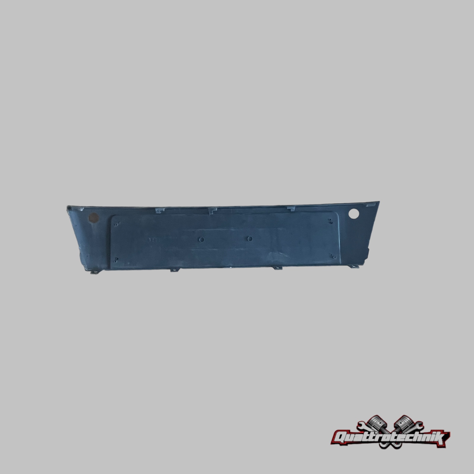 Original AUDI A8 S8 quattro 4E2 Kennzeichenhalter Platiniumgrau 4E0807285AD