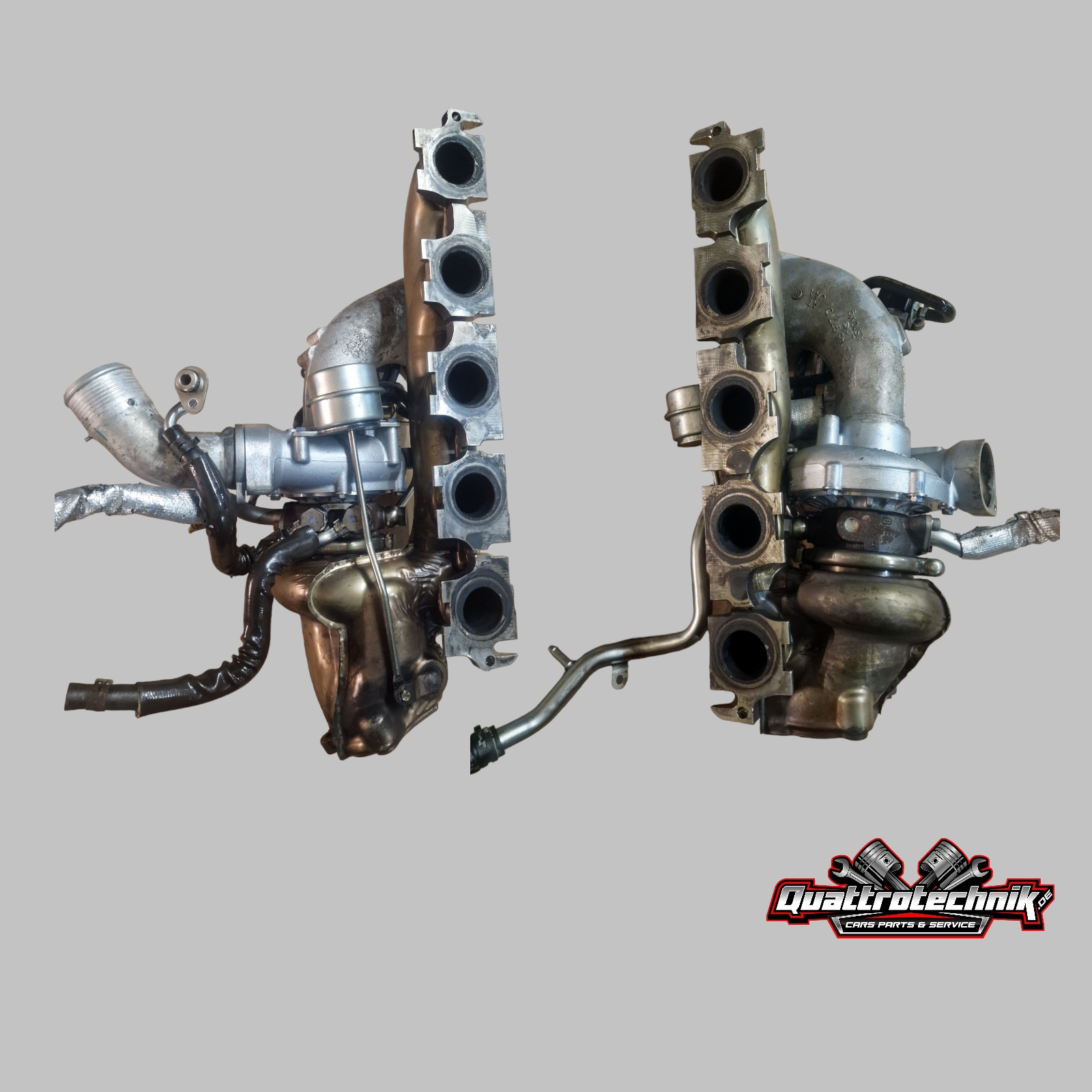 Audi RS6 4F 5.0 V10 Biturbo original Turbolader IHI  07L145701J 07L145702J links rechts