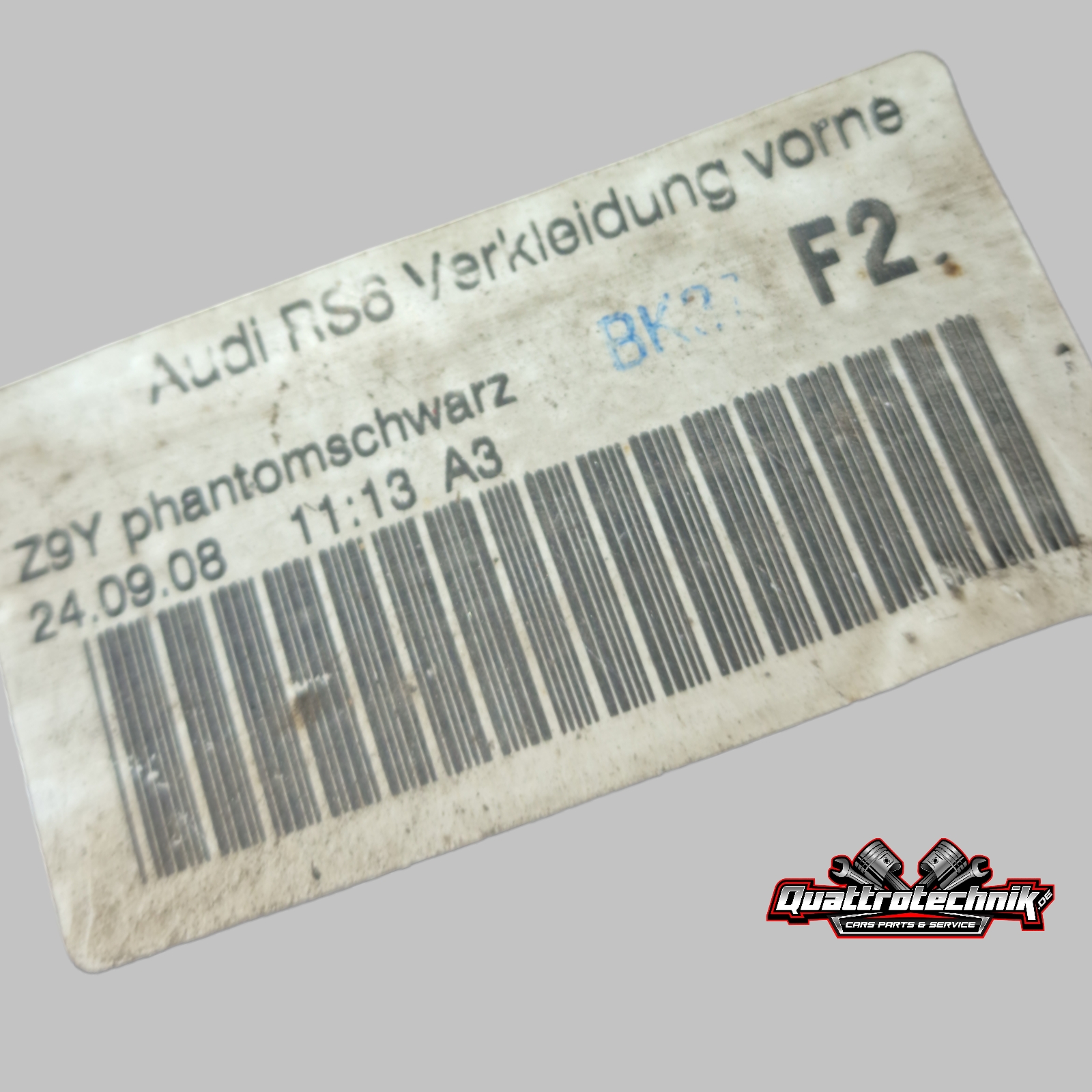 Audi RS6 4F V10 BUH Frontstoßstange Vorne LZ9Y 4F0807437AC
