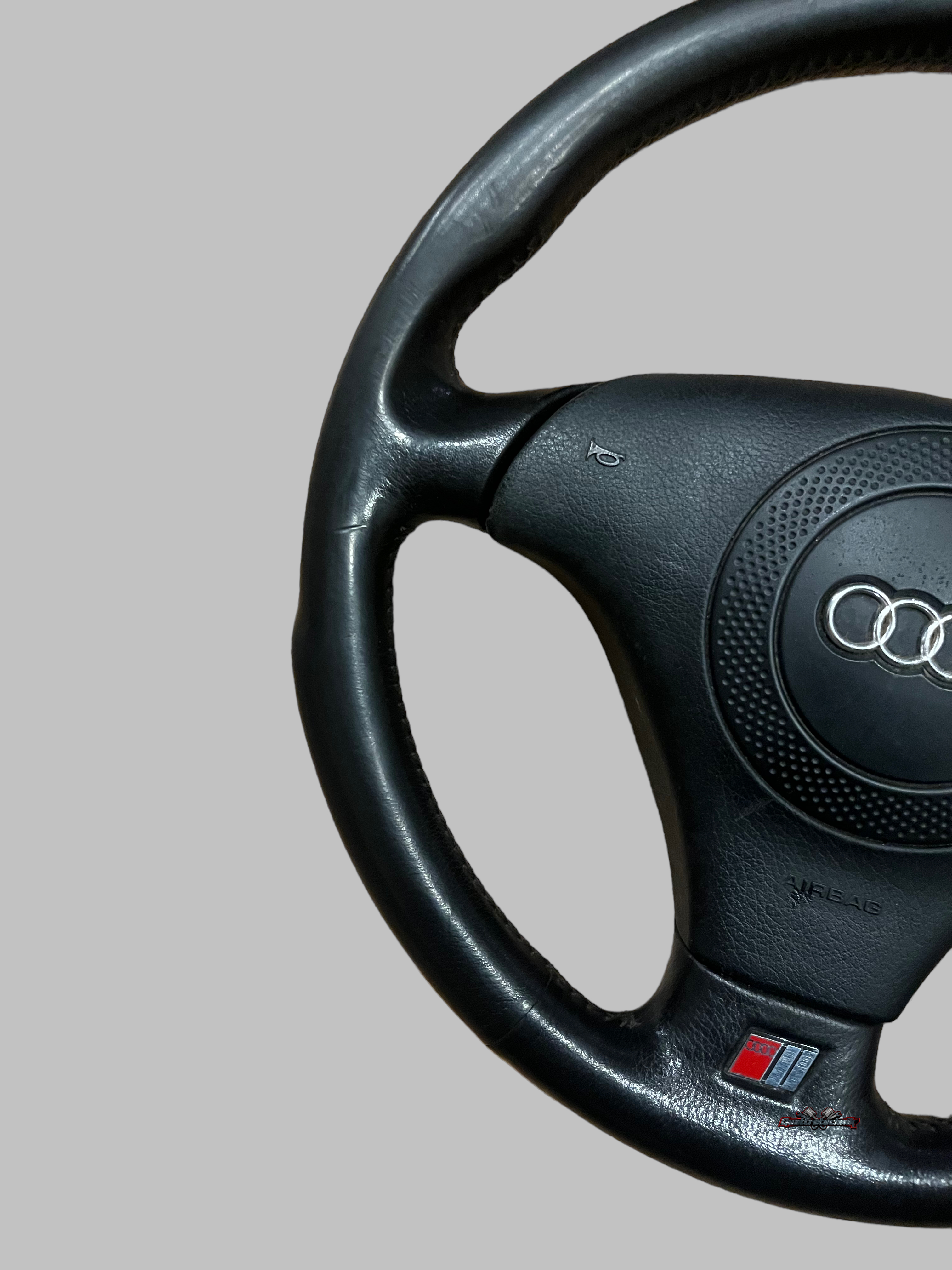 Audi A8 S6 A6  3-Speichen Sportlenkrad Leder Lenkrad schwarz 4D0419091M