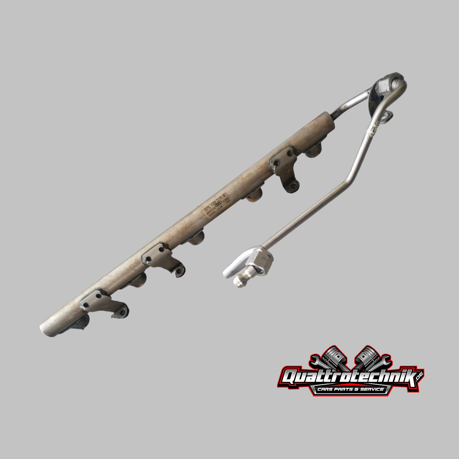 Audi A6 S6 4F C6 A8 S8 4E D3 Kraftstoffverteiler Kraftstoffrohr links 07L133315A