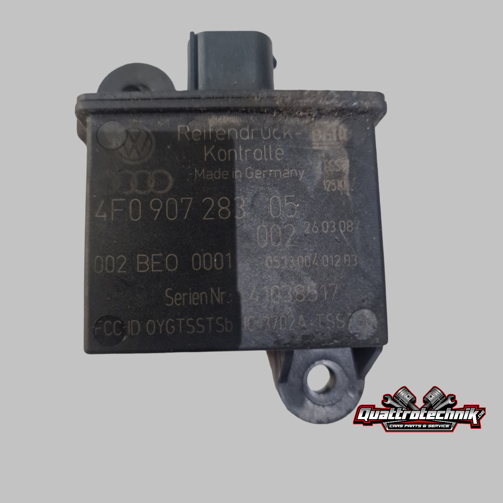 Audi A6 4F C6  Original Steuergerät Reifendruckkontrolle 4F0907283 Radsensor