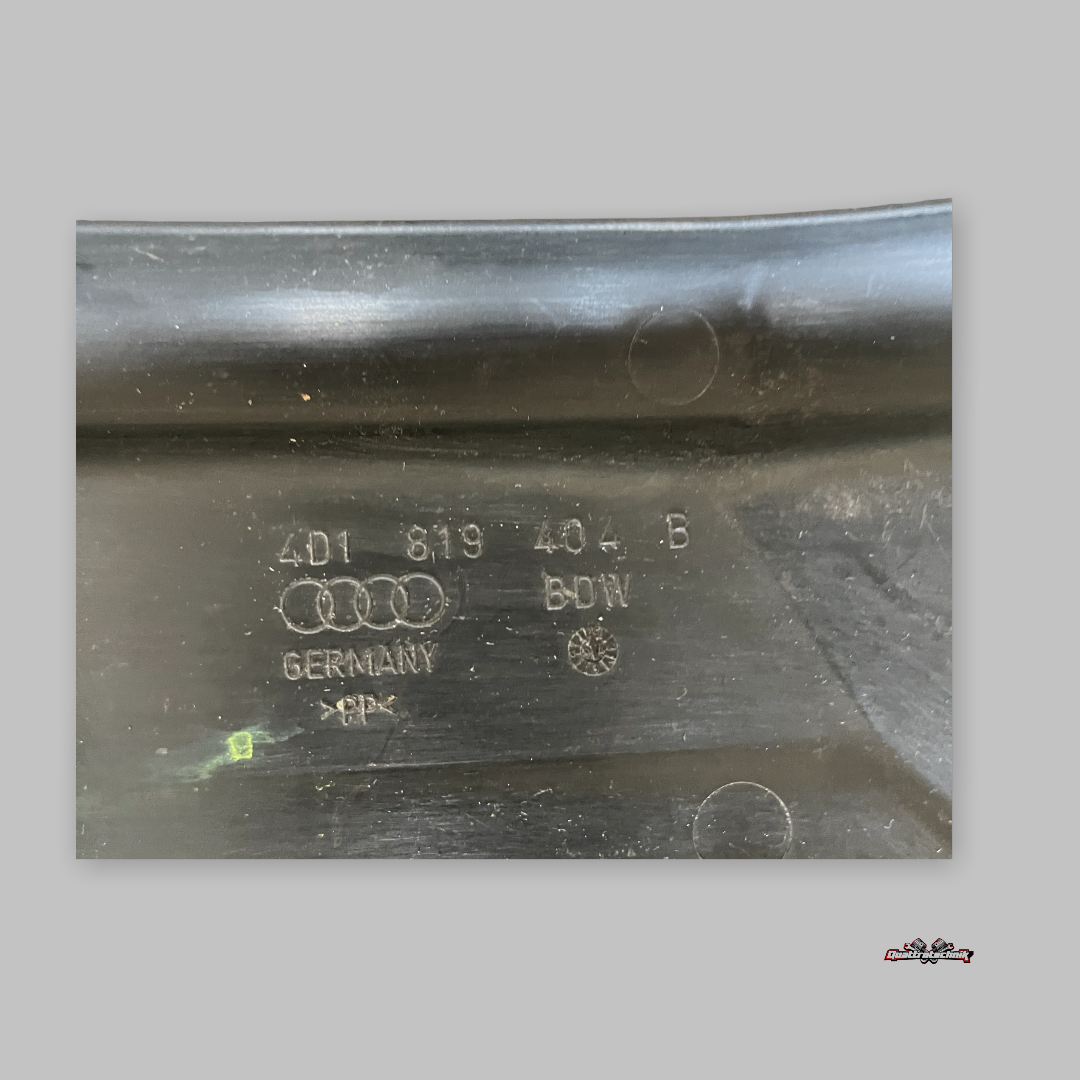 Audi A8 S8 D2 94-02 Motorabdeckung Verkleidung Wasserabweiser rechts 4D1819404D