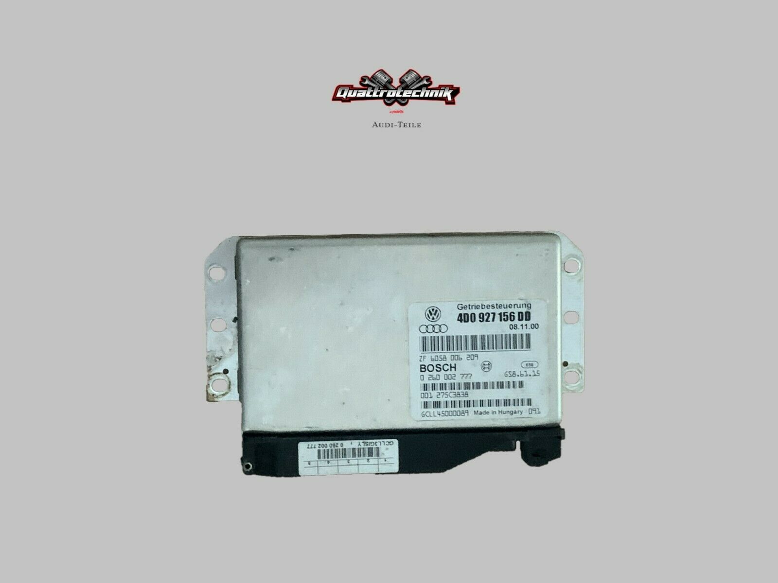 Getriebesteuergerät Steuergerät Automatikgetriebe Audi A8 D2 4D0927156DD
