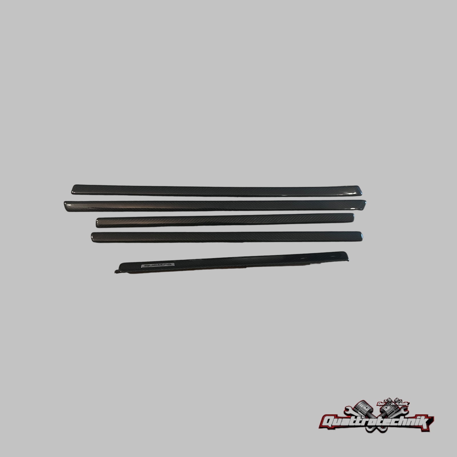 Carbon Blende Leisten Set Dekor Original für Audi A8 S8 W12 D2 Komplett