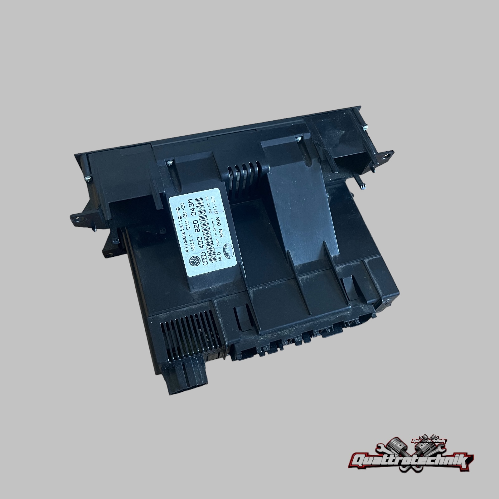 Audi A8 S8 W12 D2 FL Heizungsregler Klimabedienteil Climatronic 4D0820043M