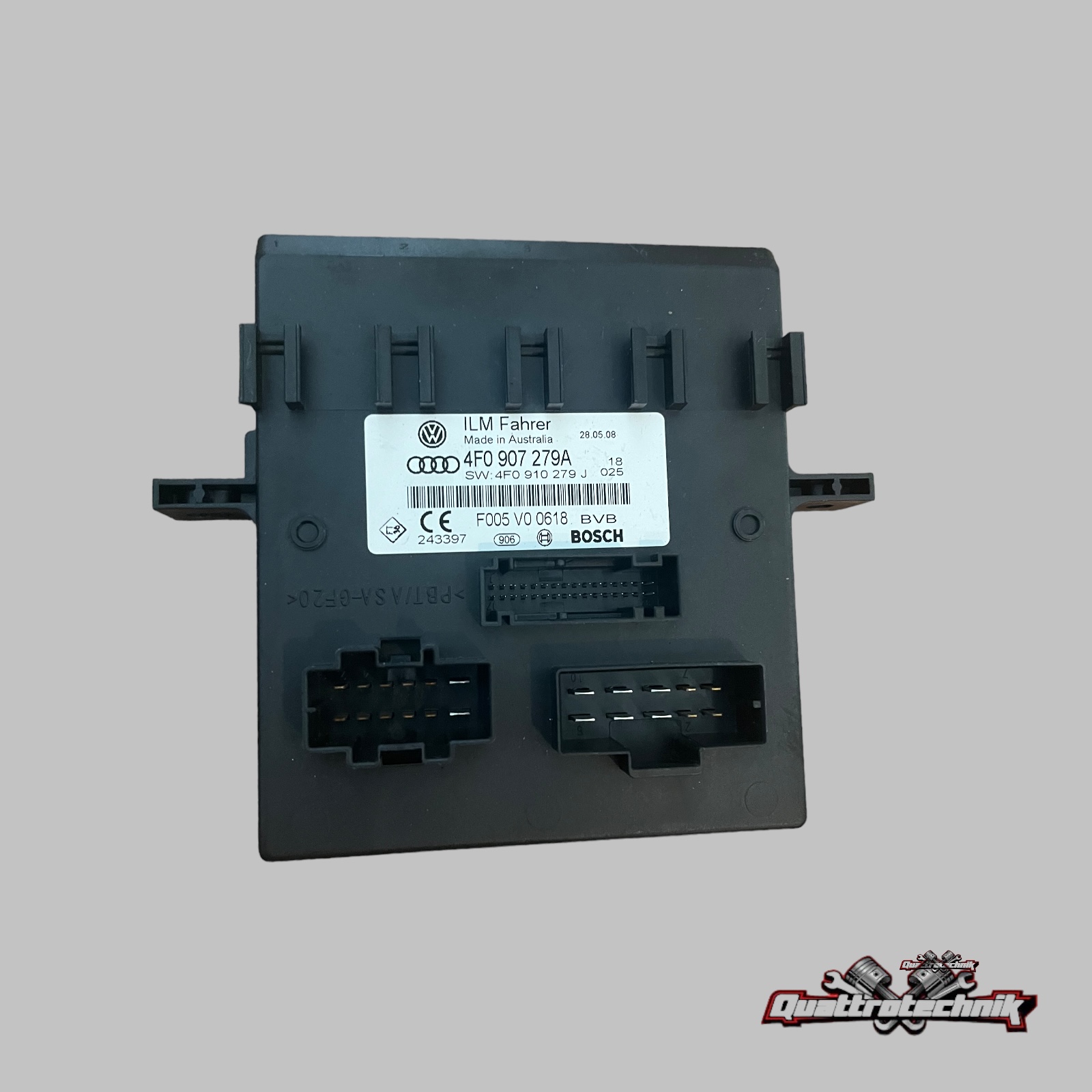 Audi A6 RS6 4F C6 ILM Fahrer Bordnetzsteuergerät Bordnetz 4F0907279A 4F0910279J