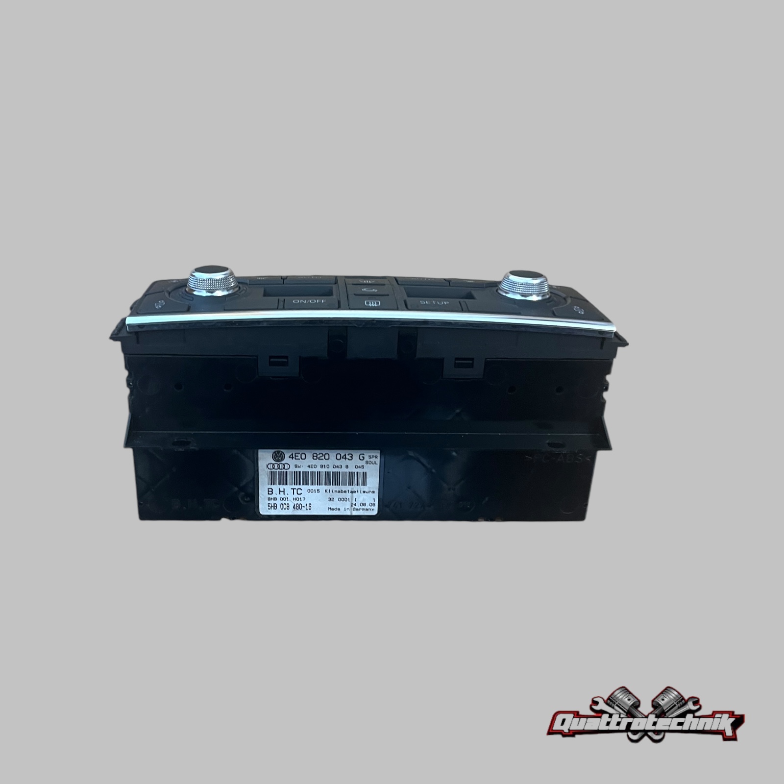 Audi A8 S8 4E D3 02-09 Heizungsregulierung Bedienteil Heizung Klima 4E0820043G
