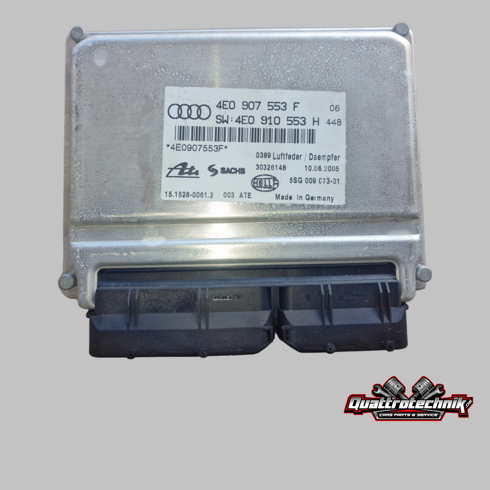 Audi A8 S8 D3 4E  Steuergerät Niveauregulierung Luftfederung 4E0907553F