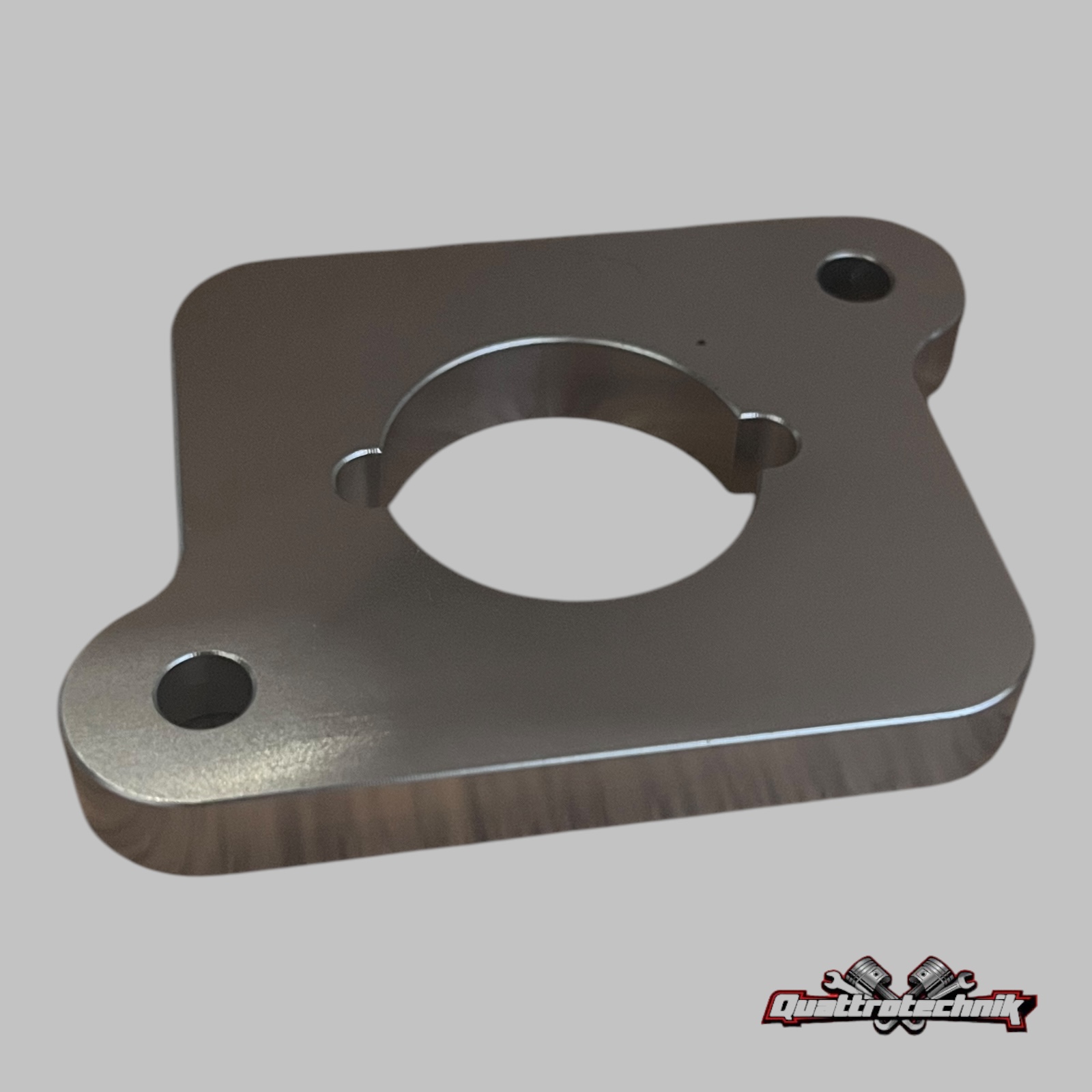 Adapterplatte Zündspulen Alu poliert für Audi A8 D2 A6 A4 / VW Golf 4.2 2.7 1.8T