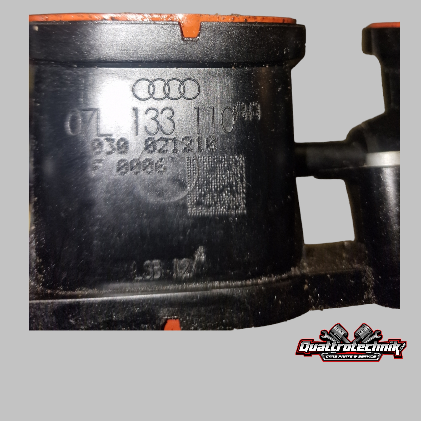 Audi RS6 4F 5.0 V10 Ansaugbrücke Saugrohr Drall Luftklappe 07L133110AA 07L133340