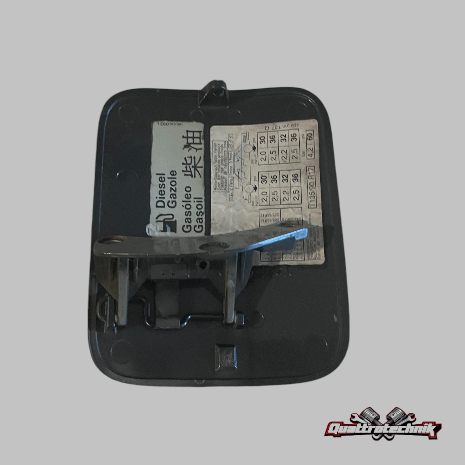 Audi A8 S8 D2 4D Tankklappe Tankdeckel Deckel 4D0809905B LX7Z Delfingrau 94-02