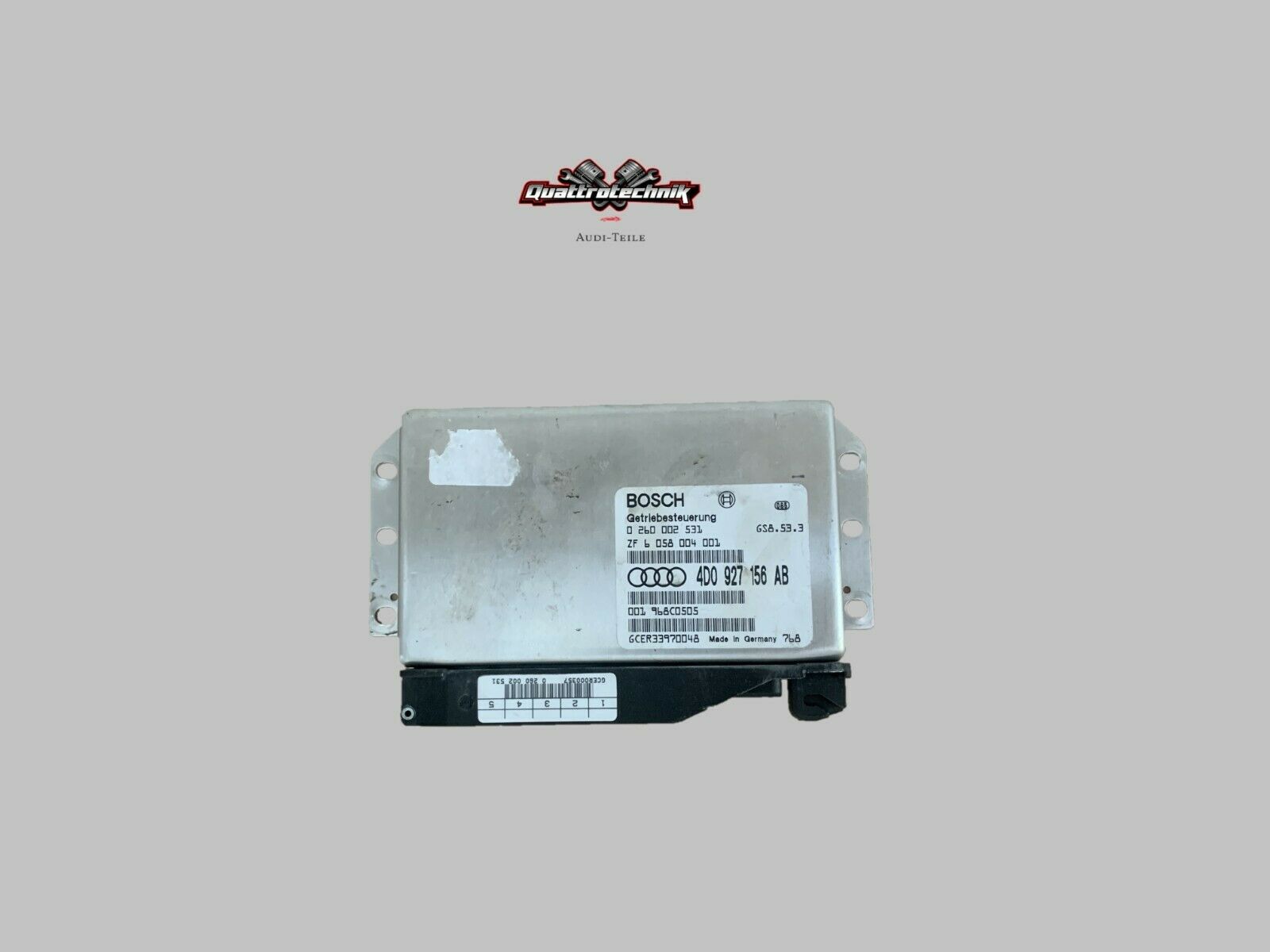 Audi A8 D2 Getriebesteuergerät Steuergerät Automatikgetriebe 4D0927156AB