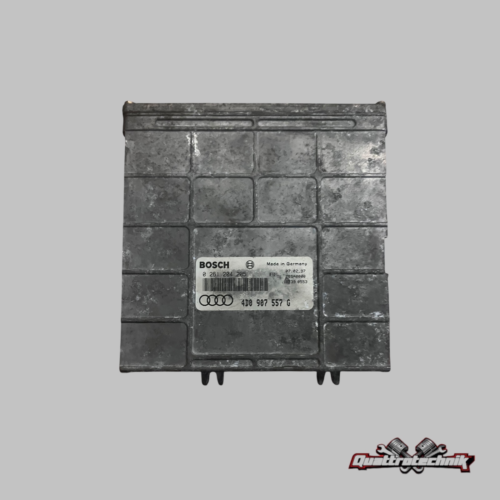 Original Motorsteuergerät AUDI A8 S8 D2 4D0907557G Bosch 0261204205