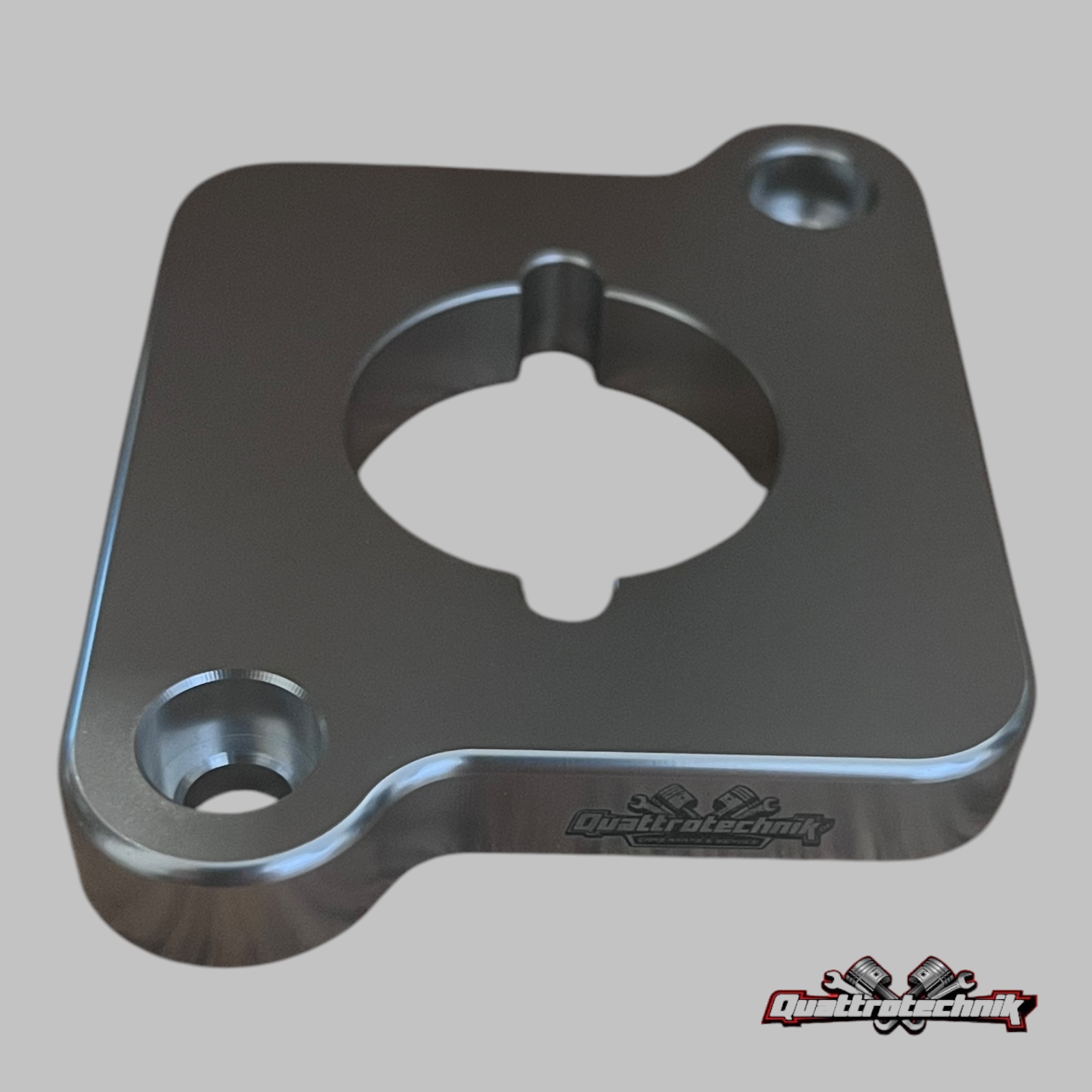 Adapterplatte Zündspulen Alu poliert für Audi A8 D2 A6 A4 / VW Golf 4.2 2.7 1.8T