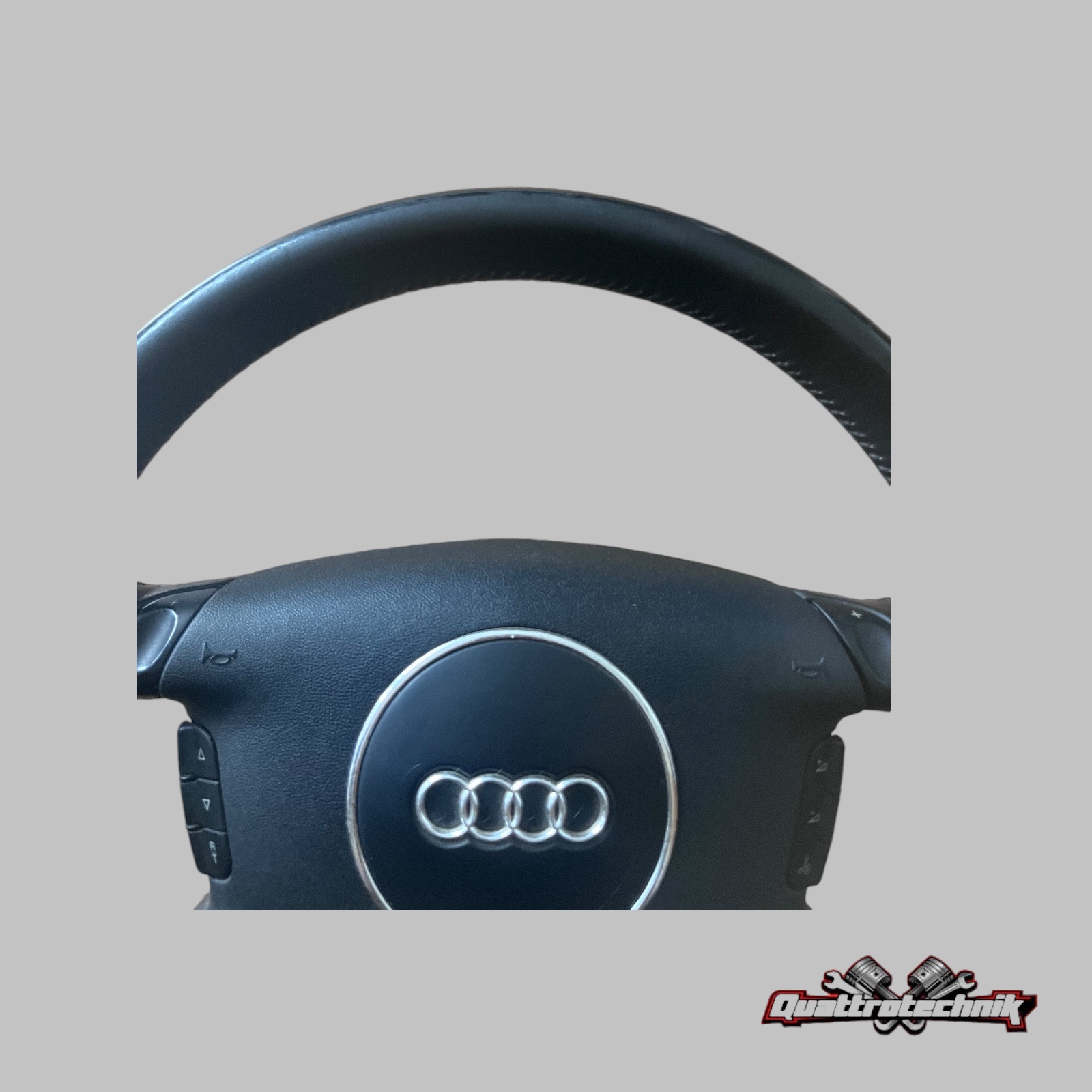 Lenkrad Multifunktion Leder Schaltwippen AUDI A3 A4 A6 A8 8Z0419091AN schwarz
