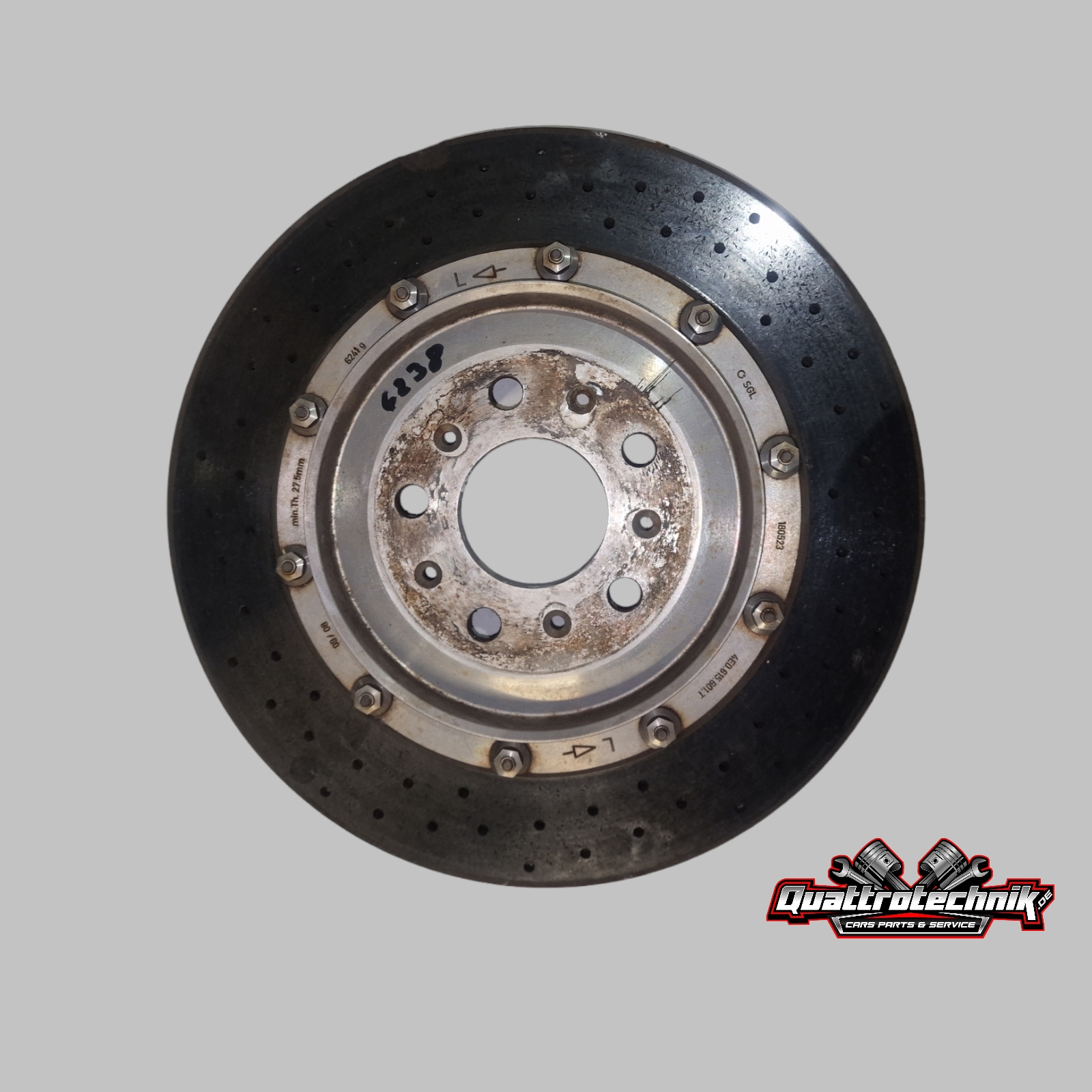 Audi RS6 V10 4F Bremsanlage Alcon Ceramic RS6 Bremse 420mm 8 Kolben vorne & hinten SET