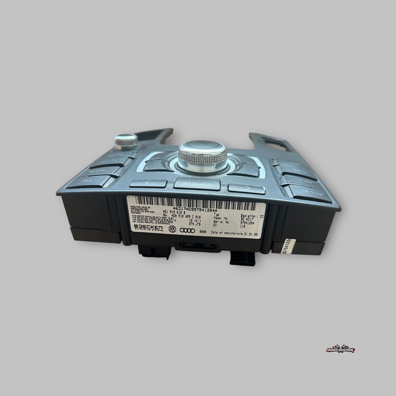 BEDIENELEMENT Kontrolpanel NAVIGATION MMI Audi A8 D3 4E0910609C 4E1919610B
