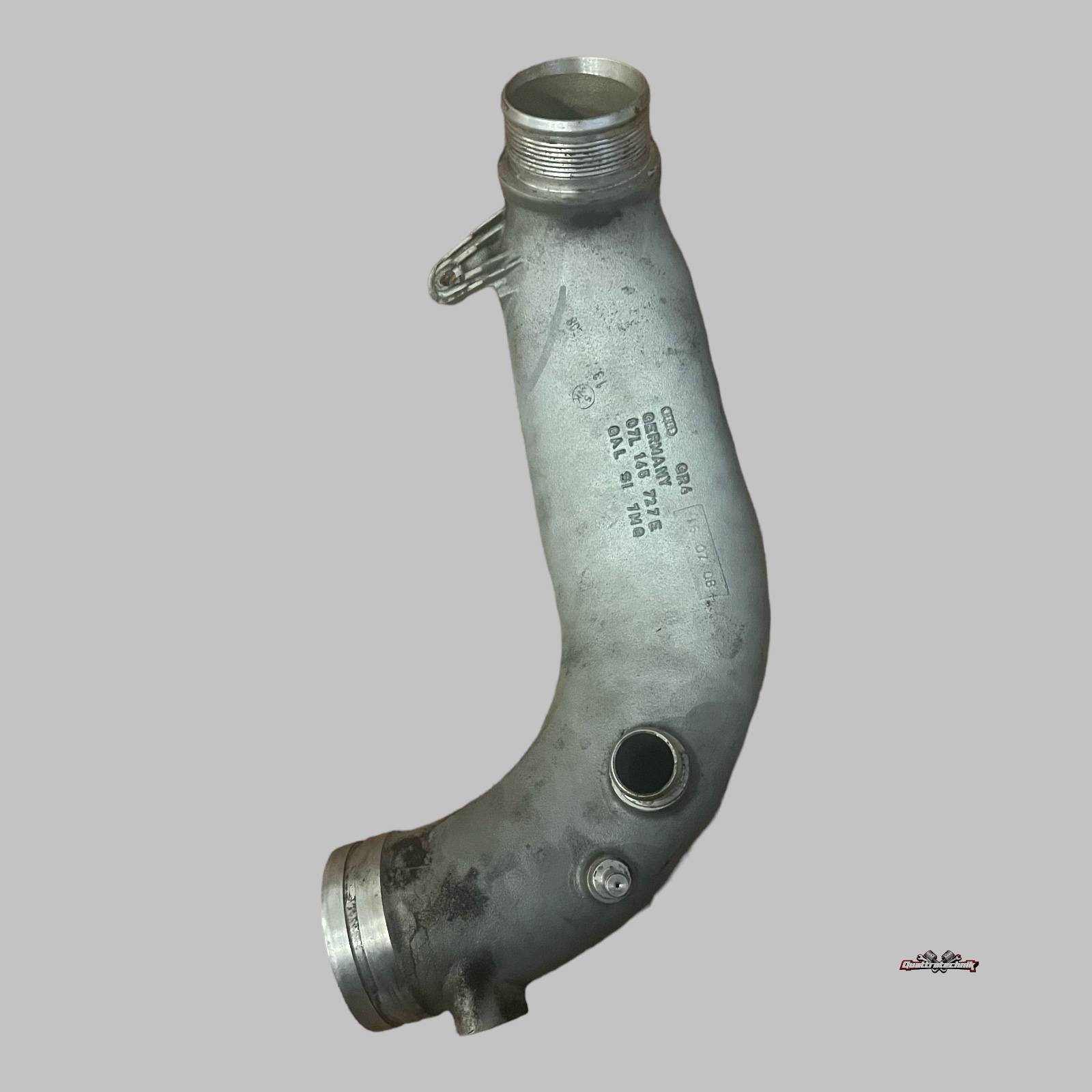 Audi RS6 4F V10 BUH Druckrohr links 07L145727E Ladeluft Rohr
