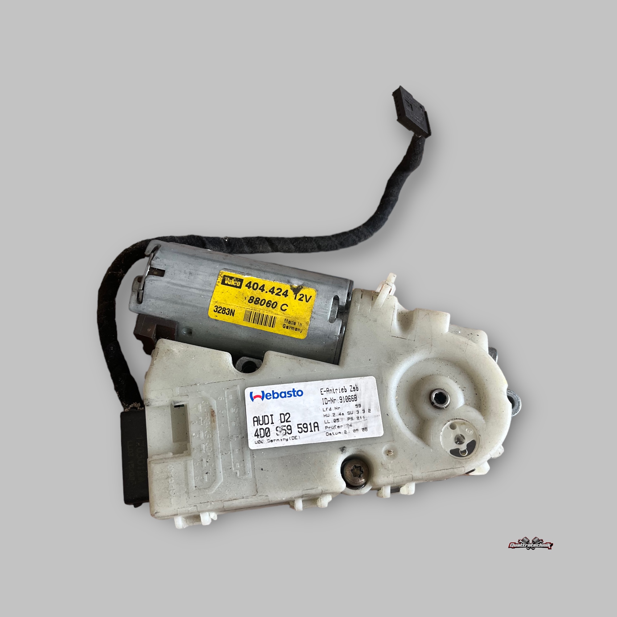 Original Audi A8 S8 D2 Webasto Schiebedachmotor Motor 4D0959591A