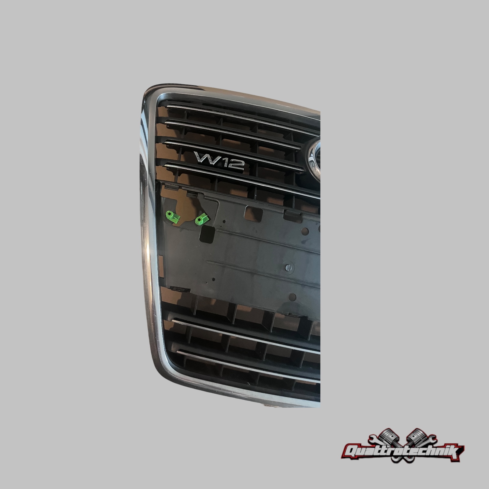 Audi A8 D3 FL Kühlergrill FRONTGRILL 4E0853653AA Kühlergitter mit W12 Emblem