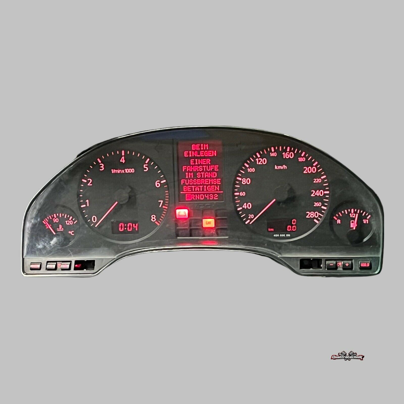 Audi A8 D2 VFl Tacho Kombiinstrument 4D0919033F Km werden individuell angepasst