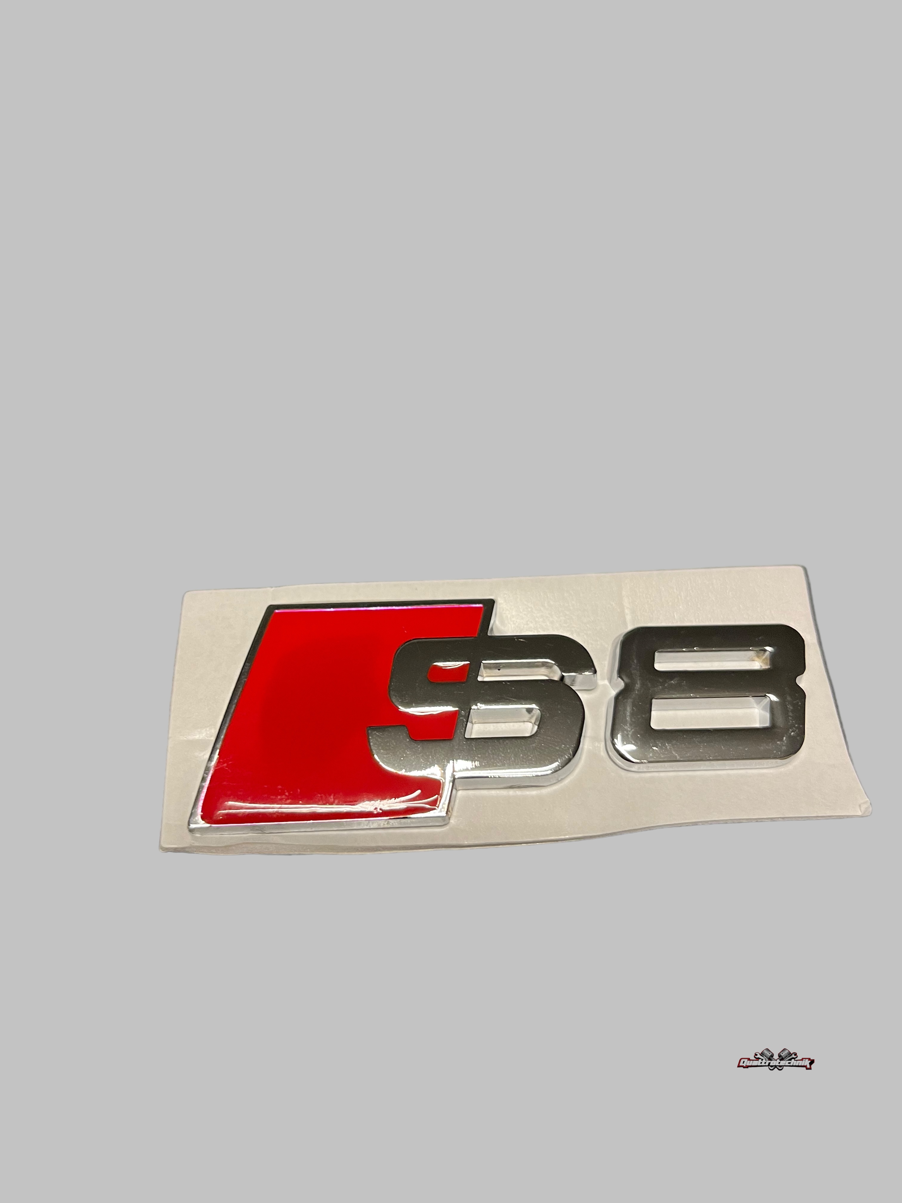 *NEU* Audi S8 Emblem Logo für Kofferraum Heckdeckel chrom