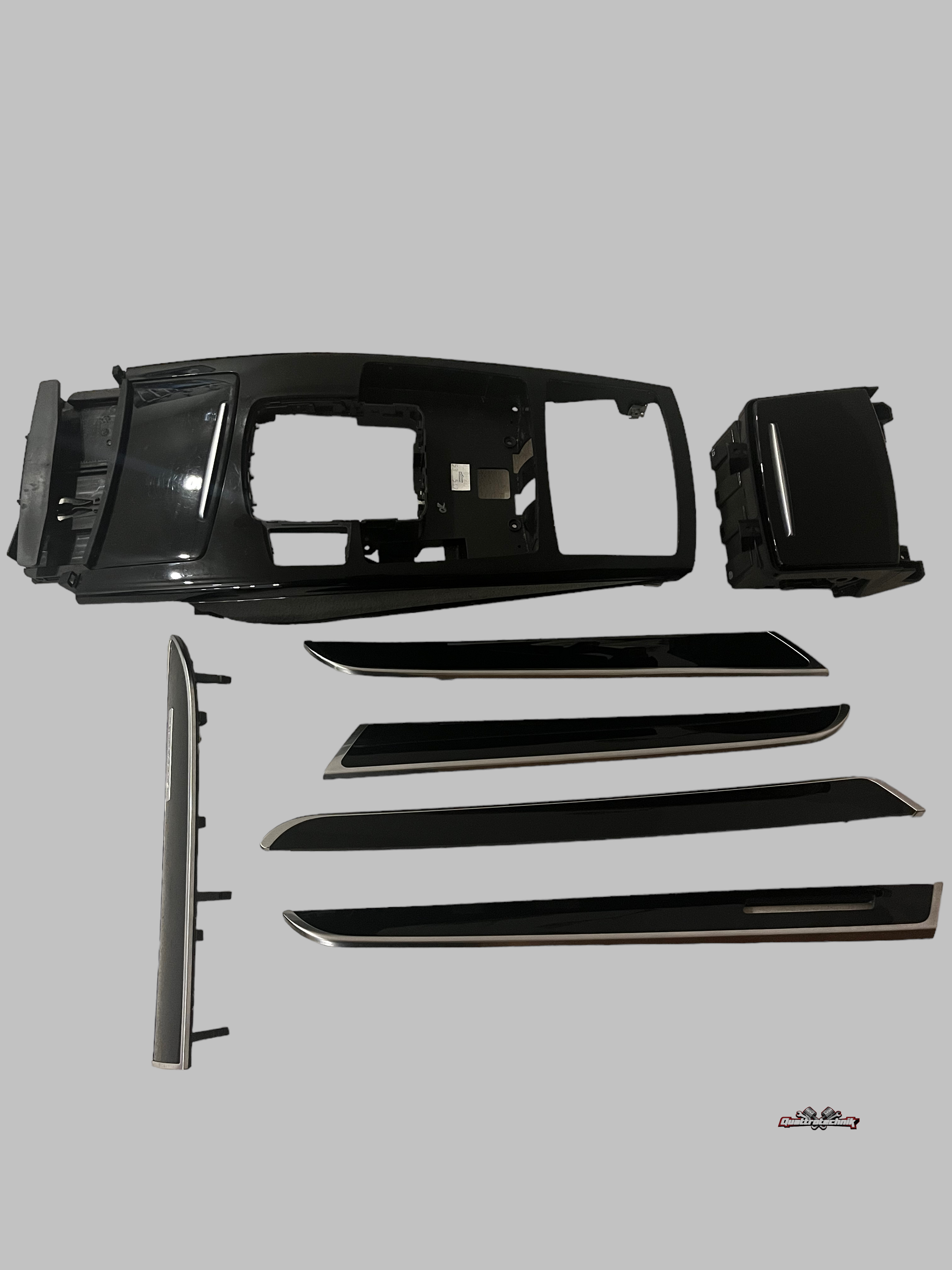 Audi A6 RS6 4F V10  Komplettes Klavierlack Dekor Innenraumleisten Set schwarz