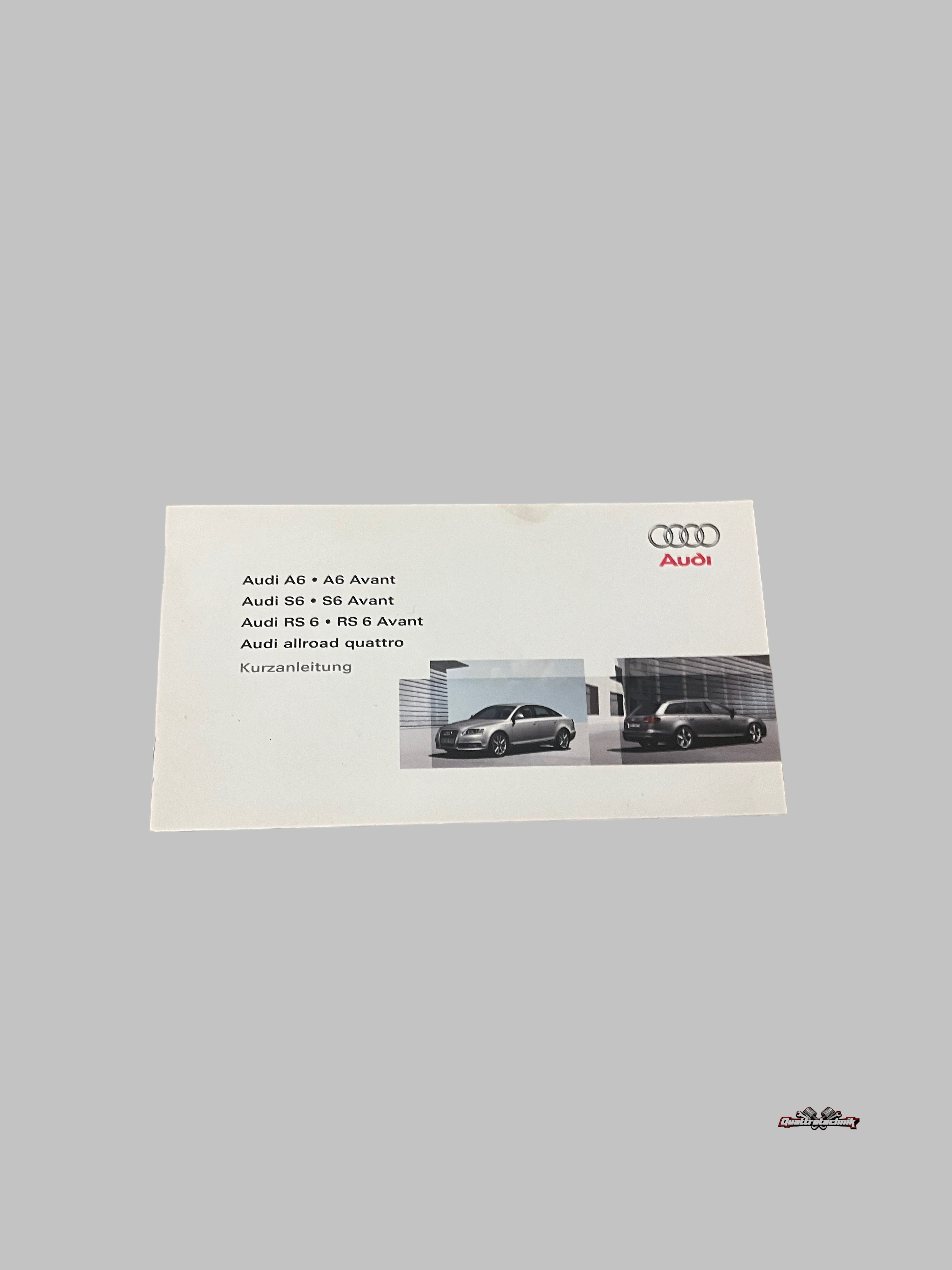 Bordmappe inkl. Bedienungsanleitung Audi RS6 4F 5.0 V10 Bord Wallet Operation Manual