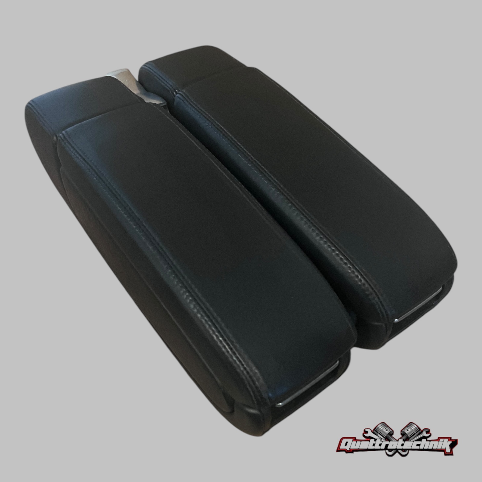 Mittelarmlehne Armlehne Leder Schwarz/Blau Blues Audi A8 S8 W12 D2 FL1 Fl2 VFL 94-02