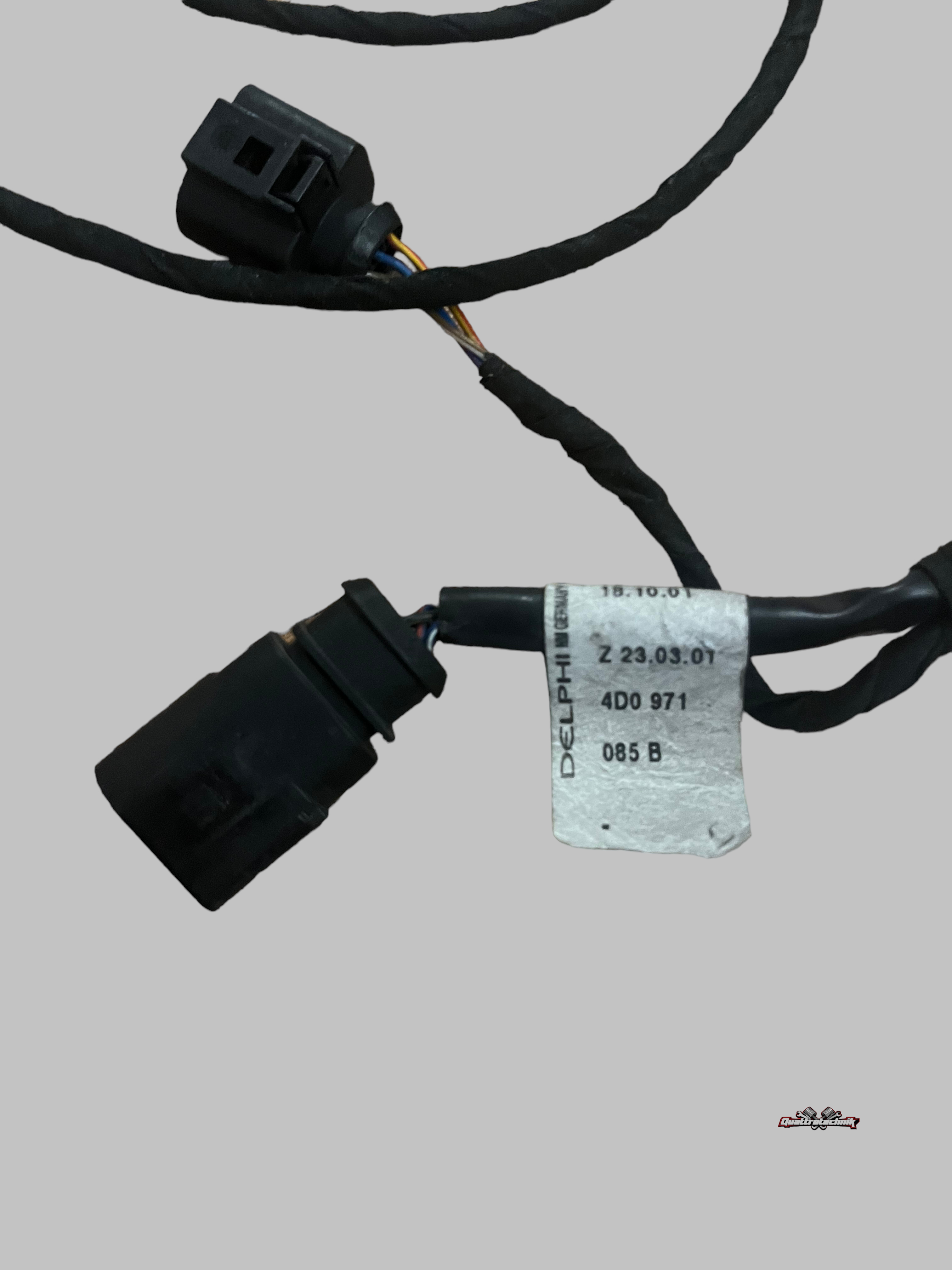 Audi A8 S8 D2 4D 2001 Parksensor PDC Kabelbaum hinten 4D0971085B