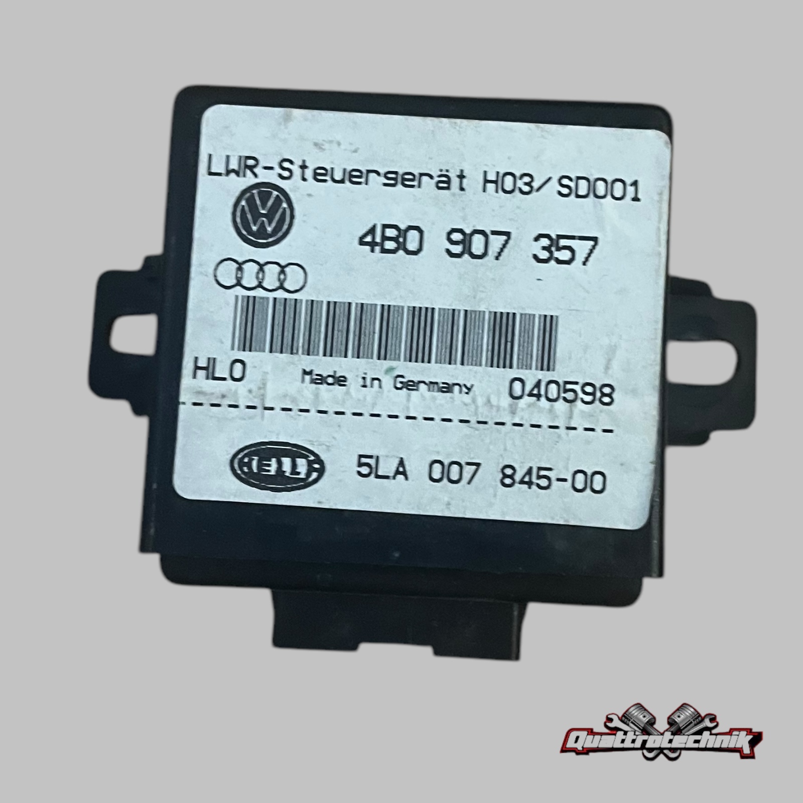 Audi A8 D2 A6 / A4 / A3 Steuergerät Leuchtweitenregulierung 4B0907357