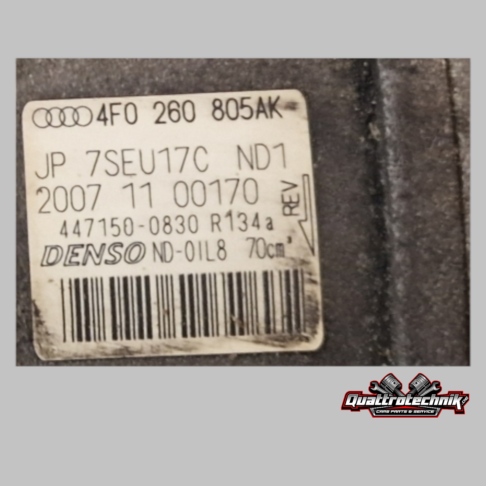 Audi RS6 4F Klimakompressor Kompressor Klimaanlage 4F0260805AK