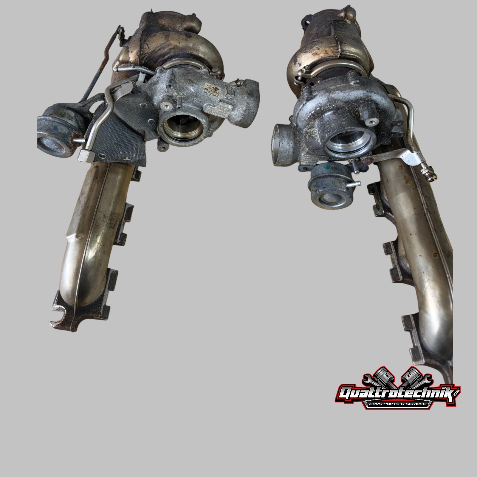 Audi RS6 4F 5.0 V10 BiturboTurbolader 07L145701J 07L145702J links rechts LOBA 850