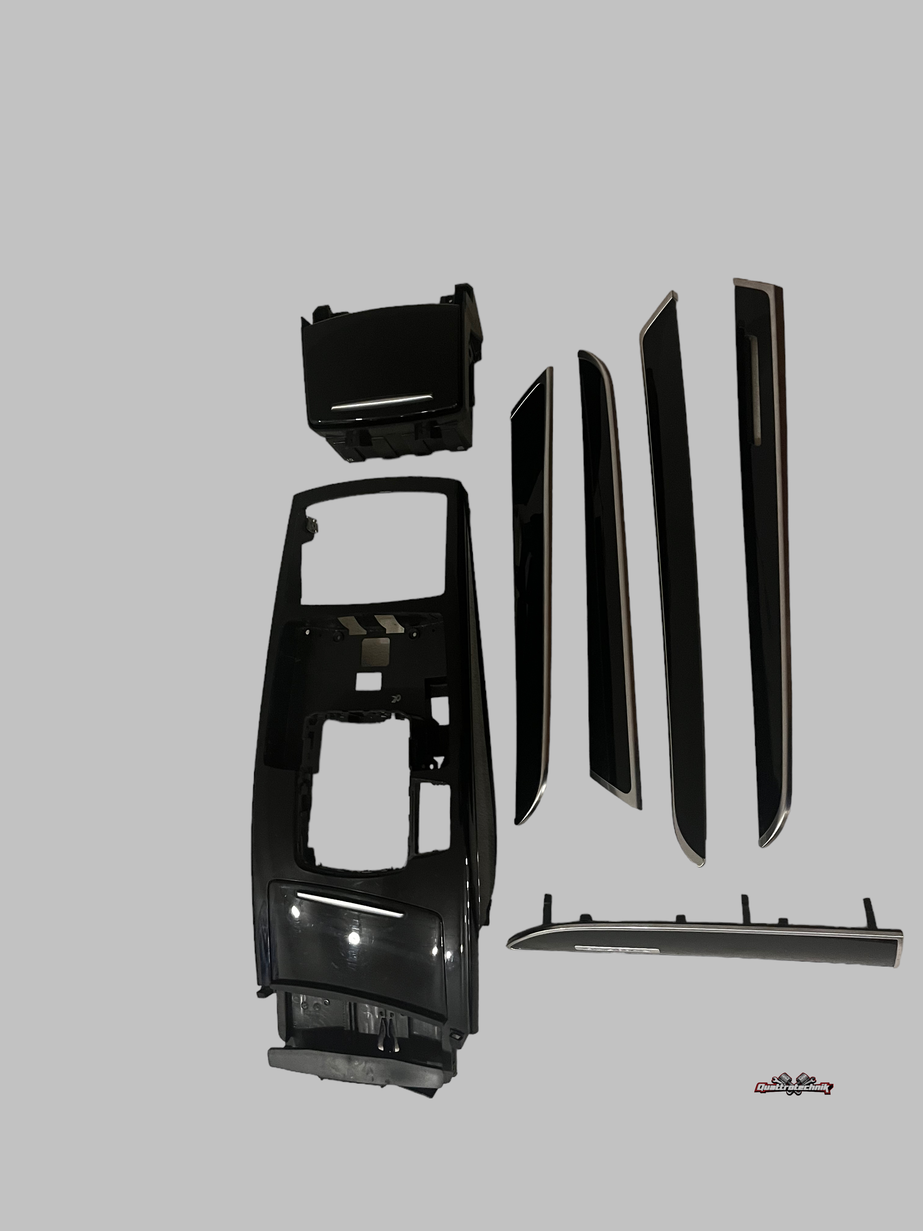 Audi A6 RS6 4F V10  Komplettes Klavierlack Dekor Innenraumleisten Set schwarz