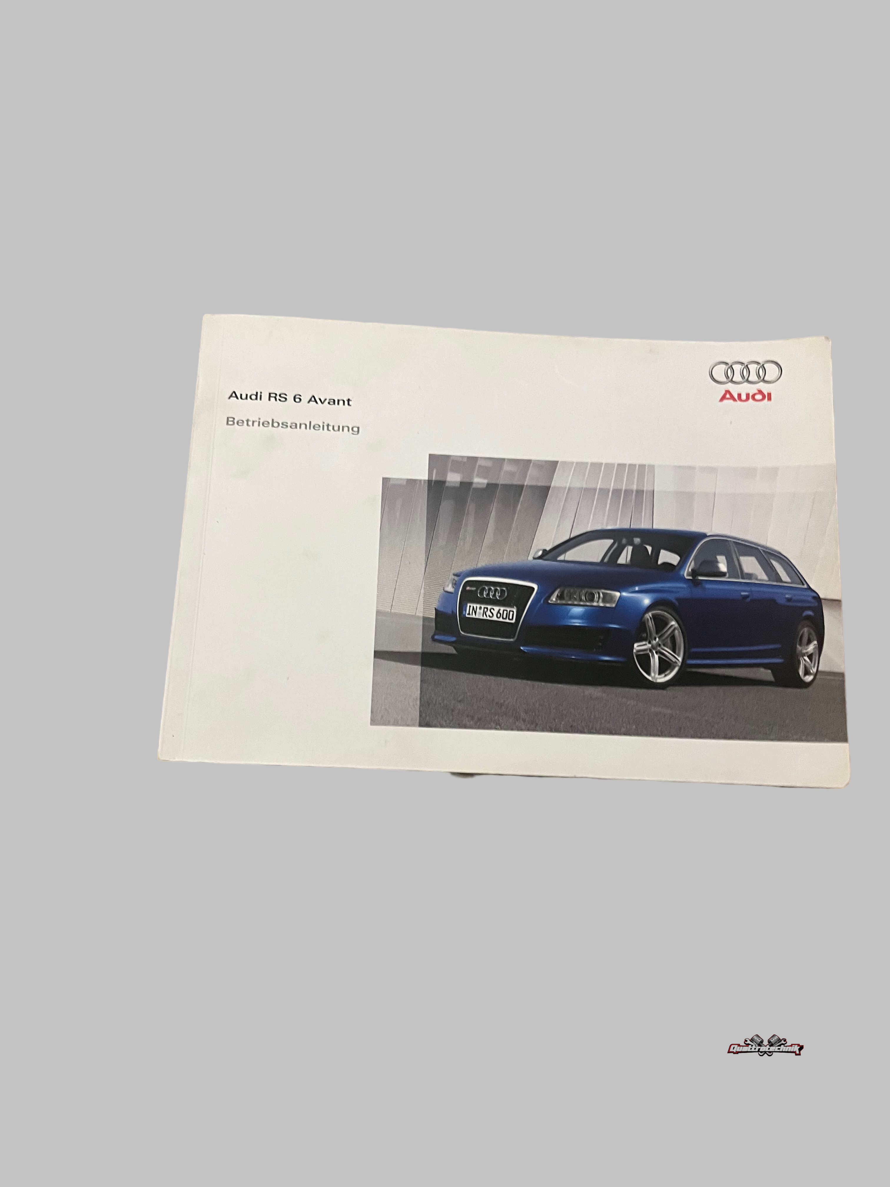 Bordmappe inkl. Bedienungsanleitung Audi RS6 4F 5.0 V10 Bord Wallet Operation Manual