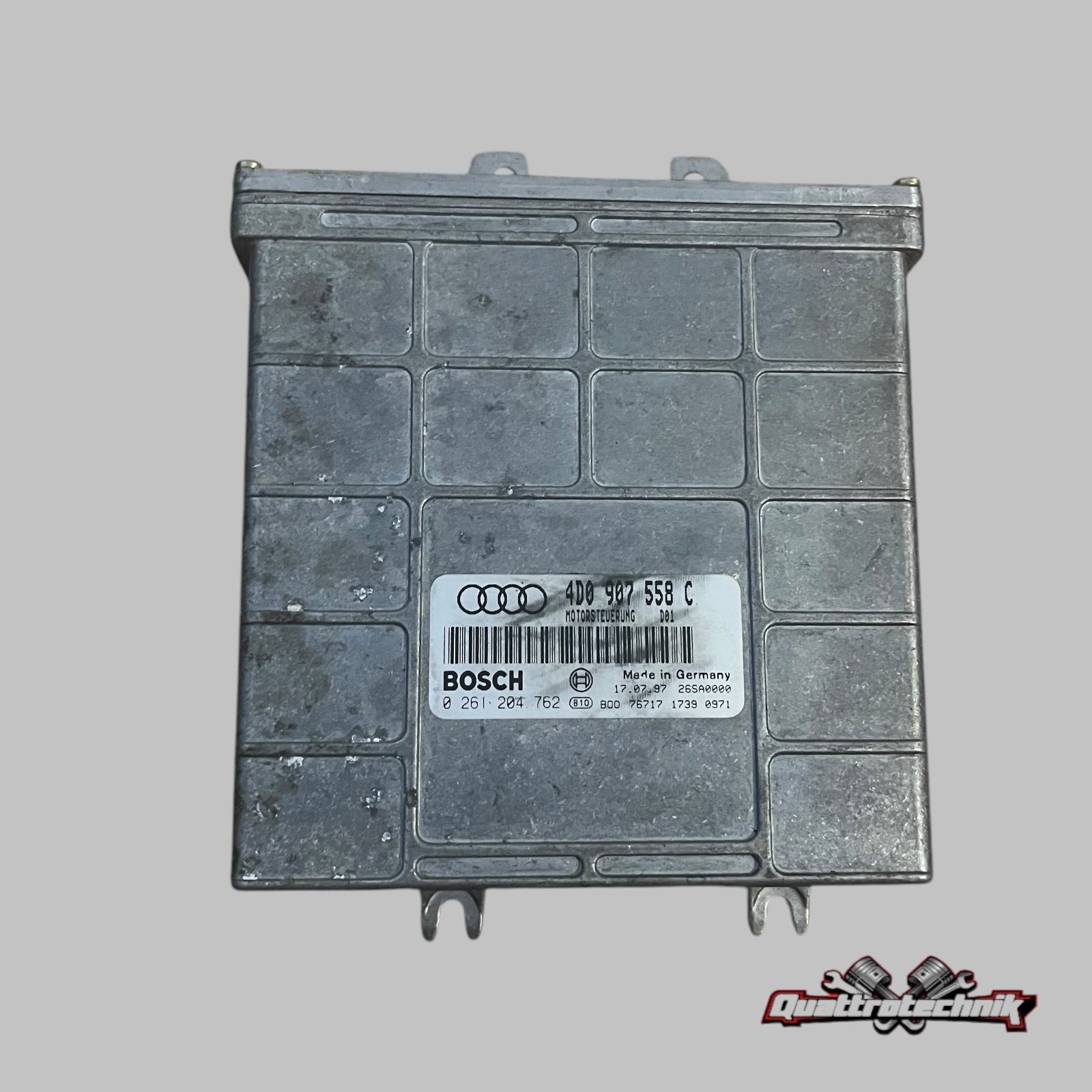 Original Motorsteuergerät AUDI A8 S8 D2 4D0907558C Bosch 0261204762