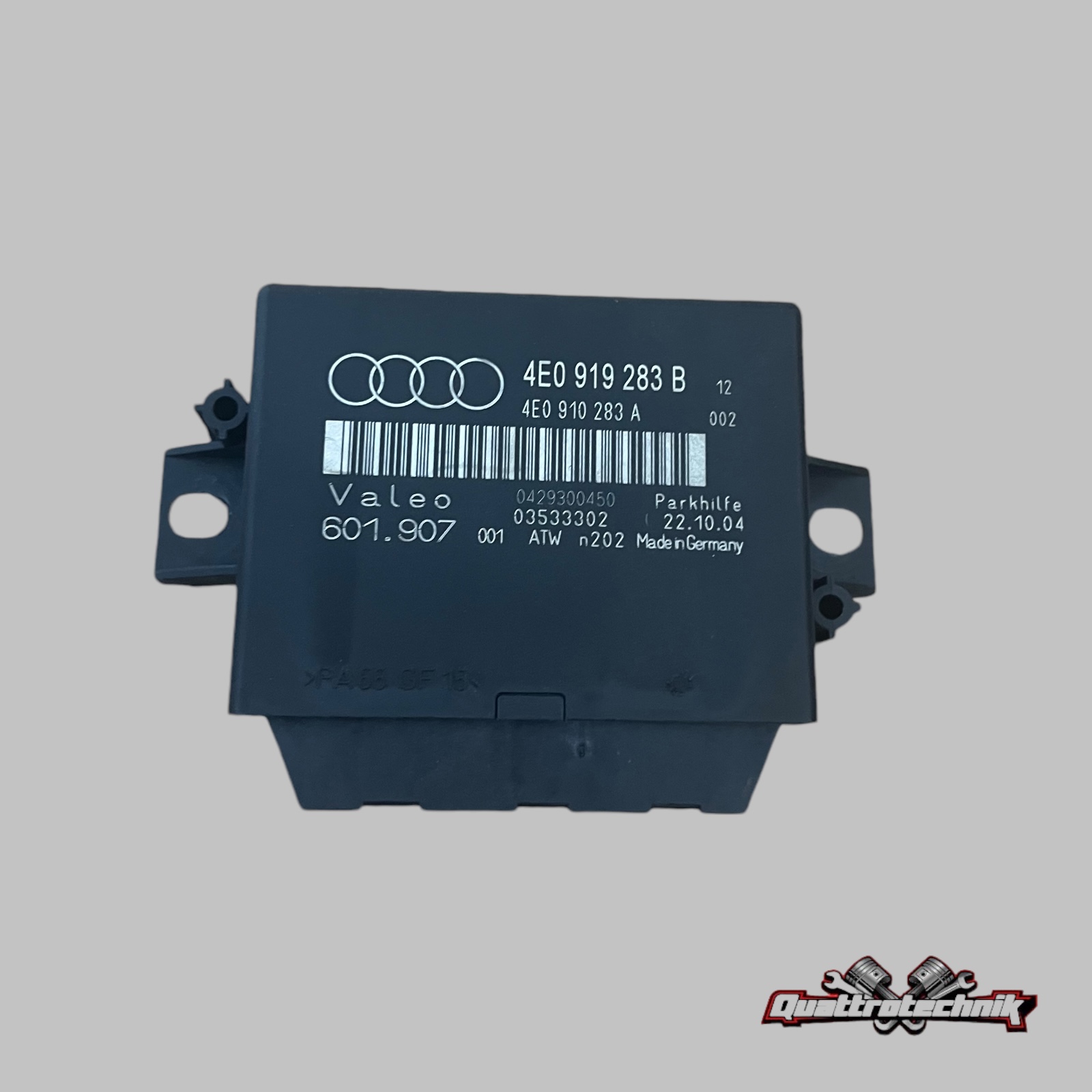 Audi A8 D3 4E TDI S8 W12 Steuergerät Einparkhilfe PDC 4E0919283B