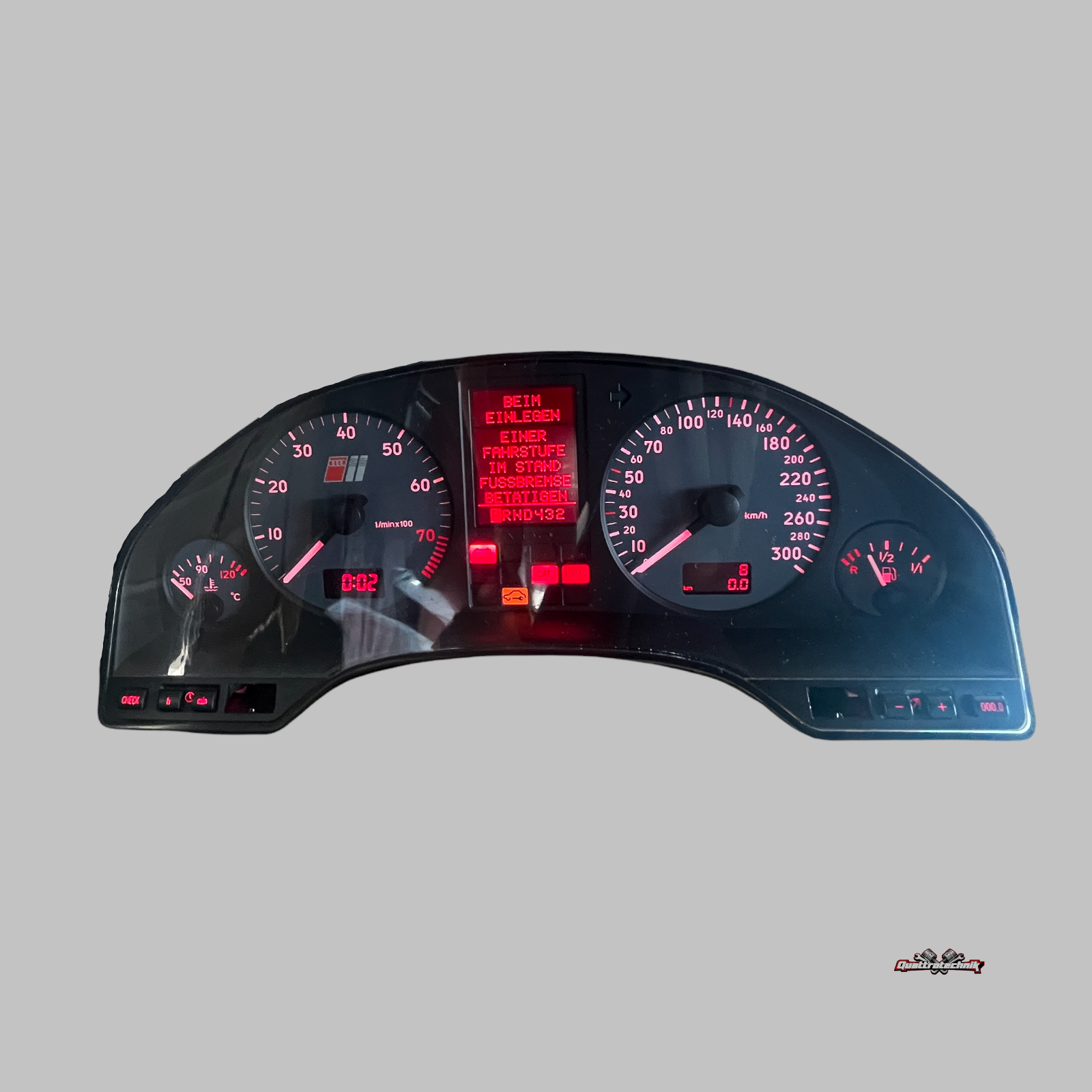 Tacho Kombiinstrument Audi S8 D2 VFL -98  4D0919033S Km-Stand: 8 Km!! Benzin