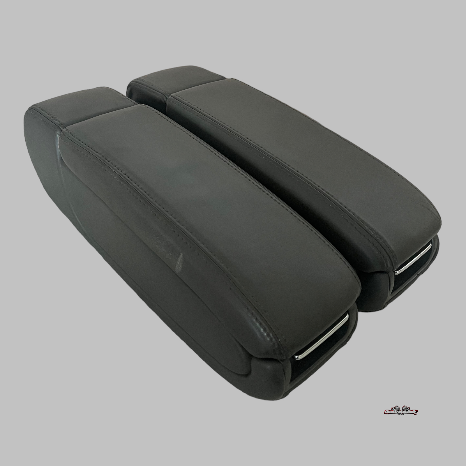 Mittelarmlehne Armlehne Leder Dunkelgrau Swing Audi A8 S8 W12 D2 FL VFL 94-02