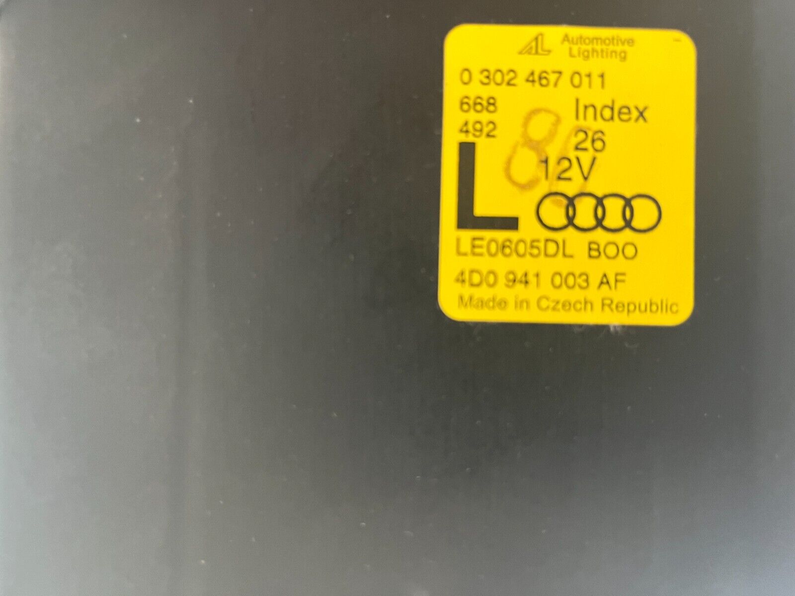 *NEU* Original Scheinwerfer Hauptscheinwerfer Audi A8 D2 4 Polig 4D0941003AF