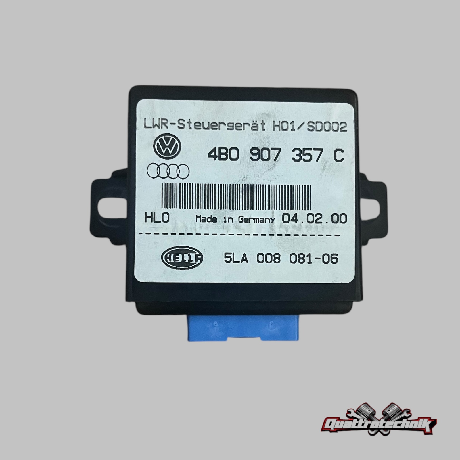 Audi A8 D2 A6 / A4 / A3 Steuergerät Leuchtweitenregulierung 4B0907357C