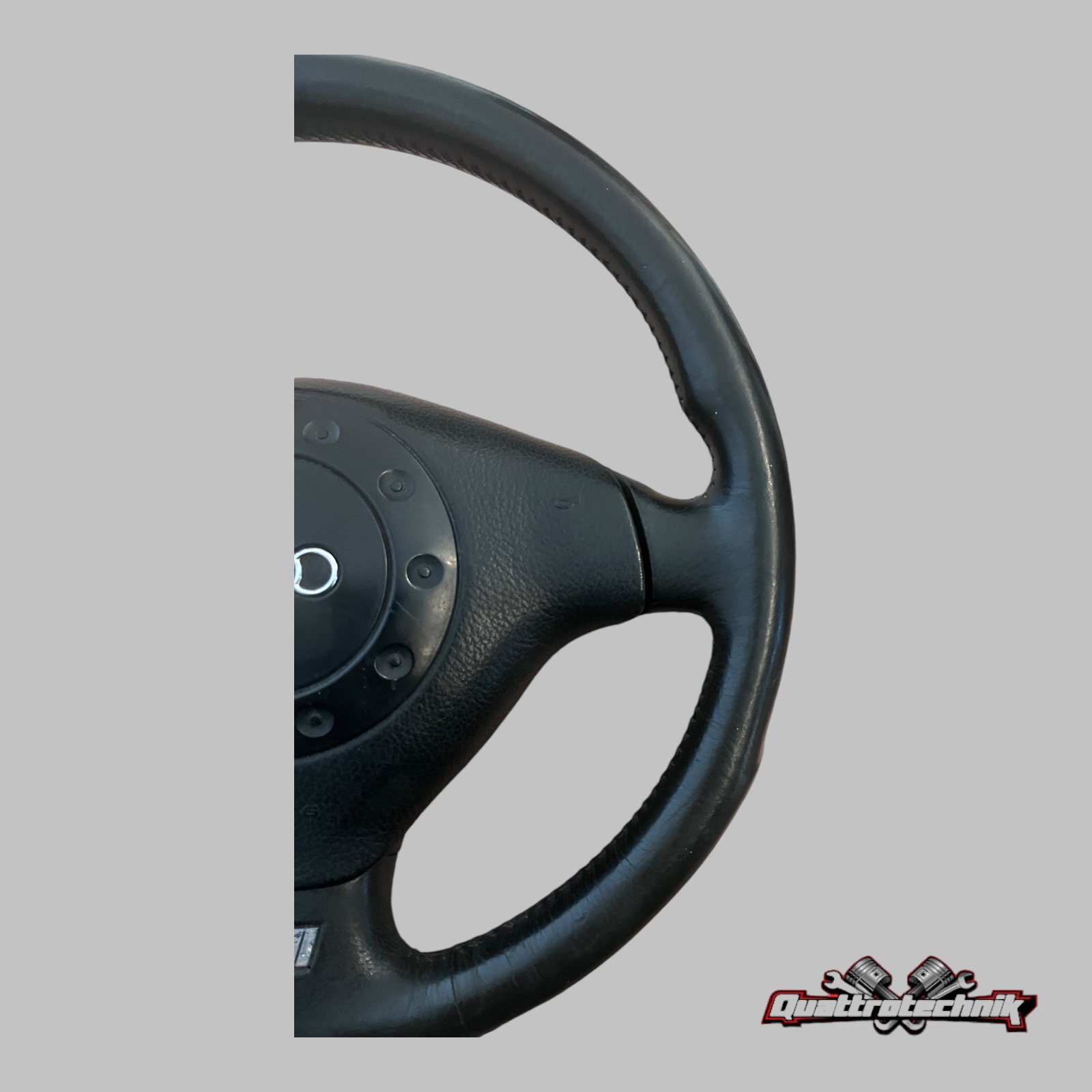 3-Speichen Sport Lenkrad Leder AUDI A3 A4 A6 A8 100 80 Cab. 4A0419091BB schwarz