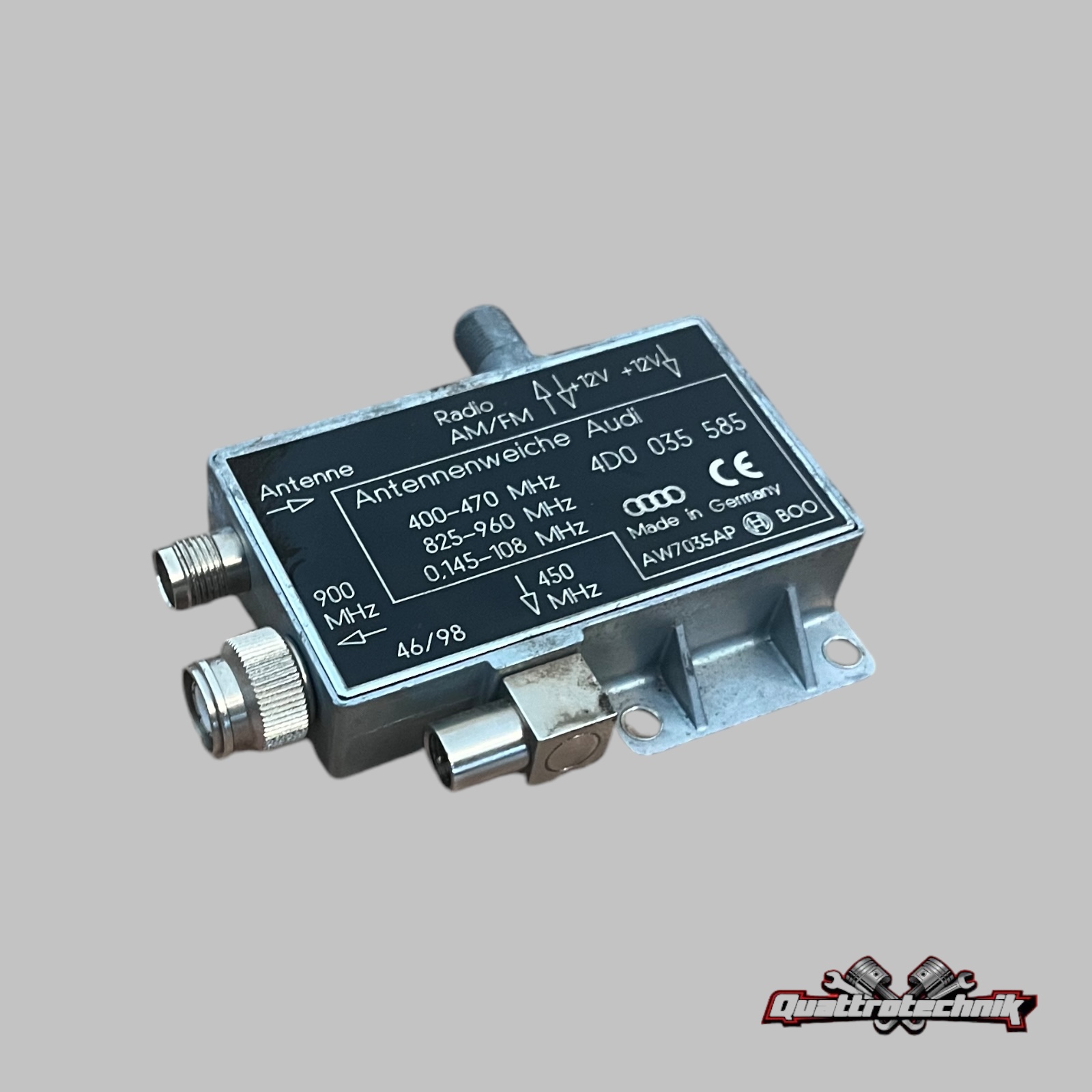 Antenne Antennenweiche Telefon Radio AUDI A8 A6 A4 A3 4D0035585