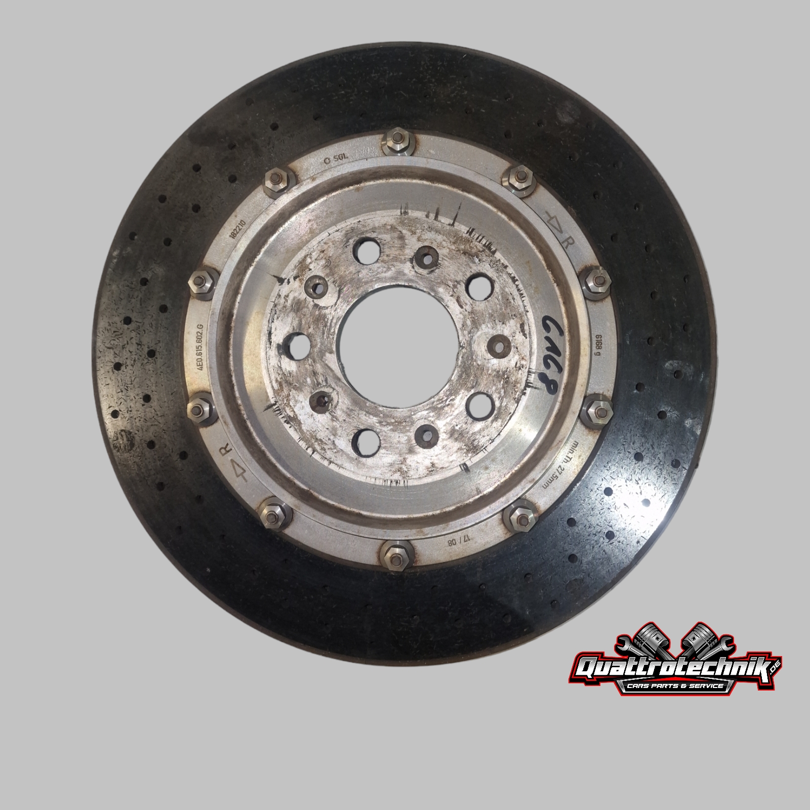 Audi RS6 V10 4F Bremsanlage Alcon Ceramic RS6 Bremse 420mm 8 Kolben vorne & hinten SET