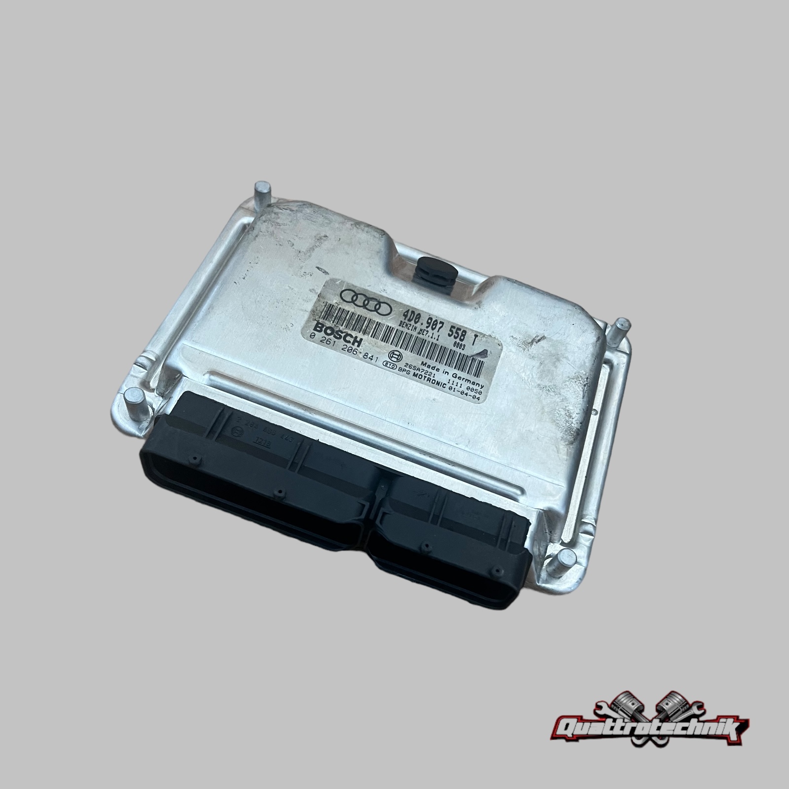 Original Motorsteuergerät AUDI A8 D2 V8 310PS AUW 4D0907558T *MIT LOGIN FÜR WFS*