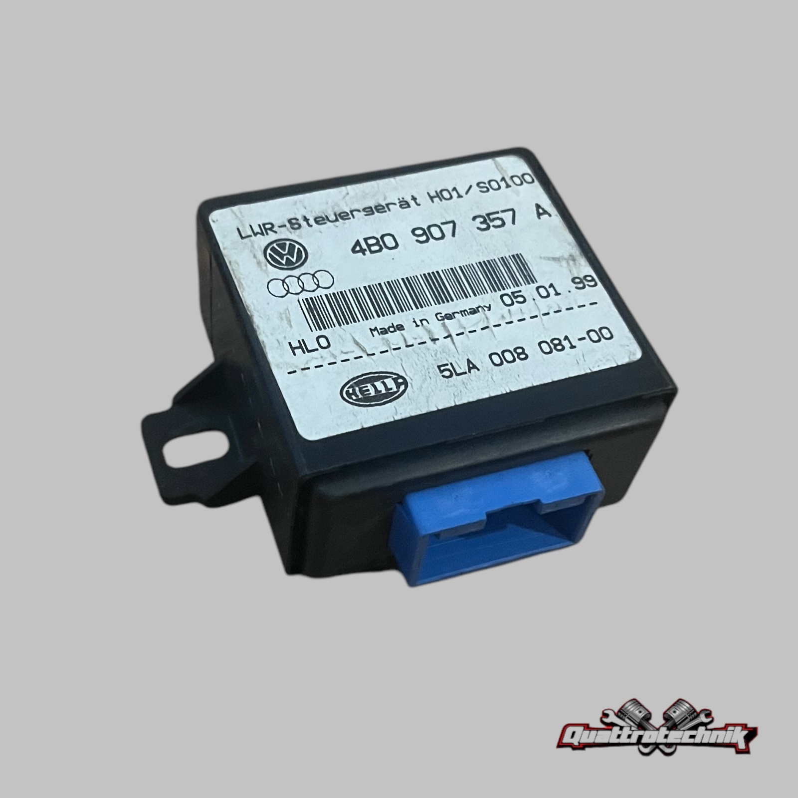 Audi A4 A6 A8  VW LWR Leuchtweitenregulierung Steuergerät 4B0907357A