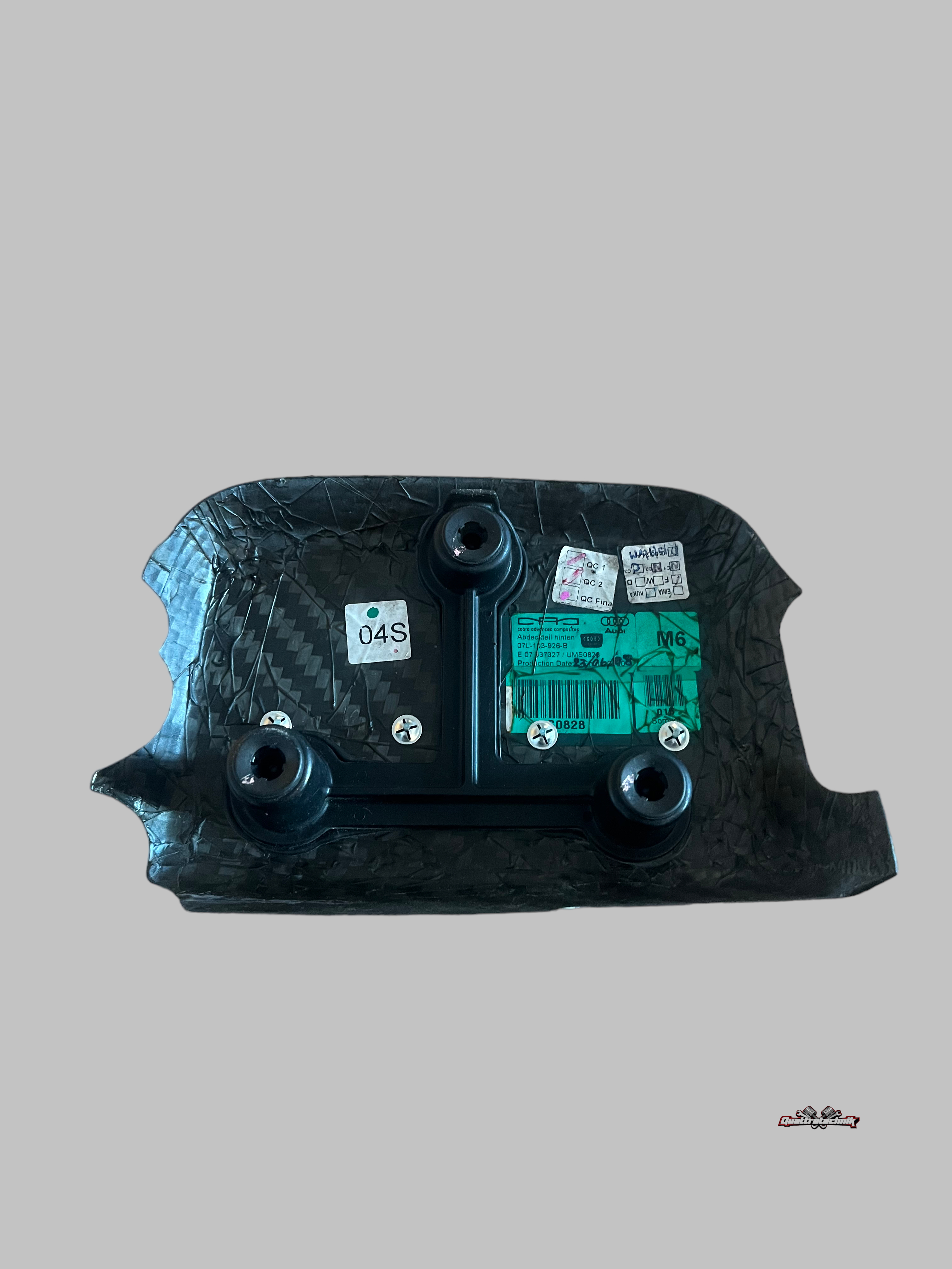 Originale Carbon Motorabdeckung Audi RS6 4F 5.0 V10  07L103925D 07L103926B MTM
