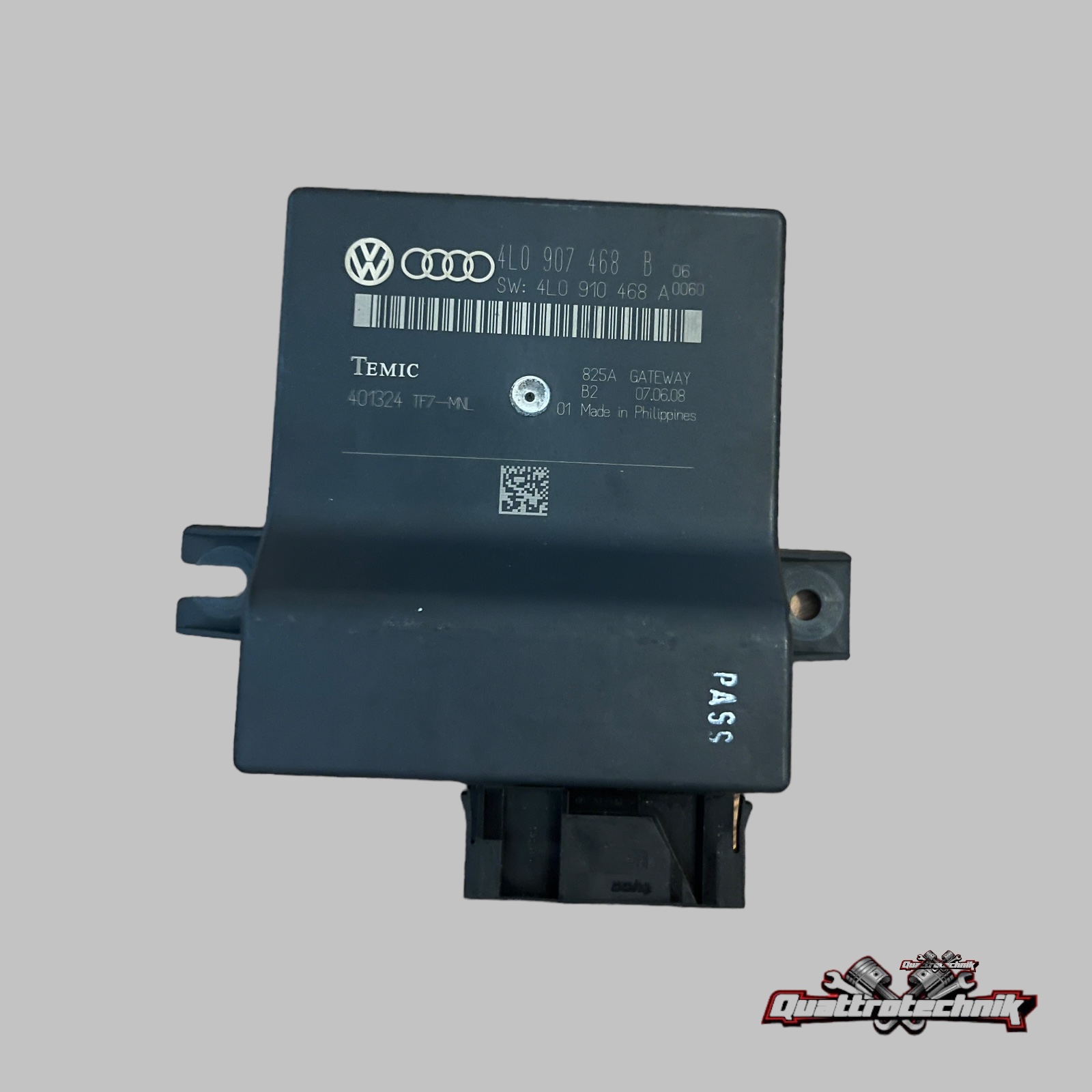 Audi A6 S6 RS6 4F C6 4L0907468B 4L0910468A  Interface Steuergerät Gateway